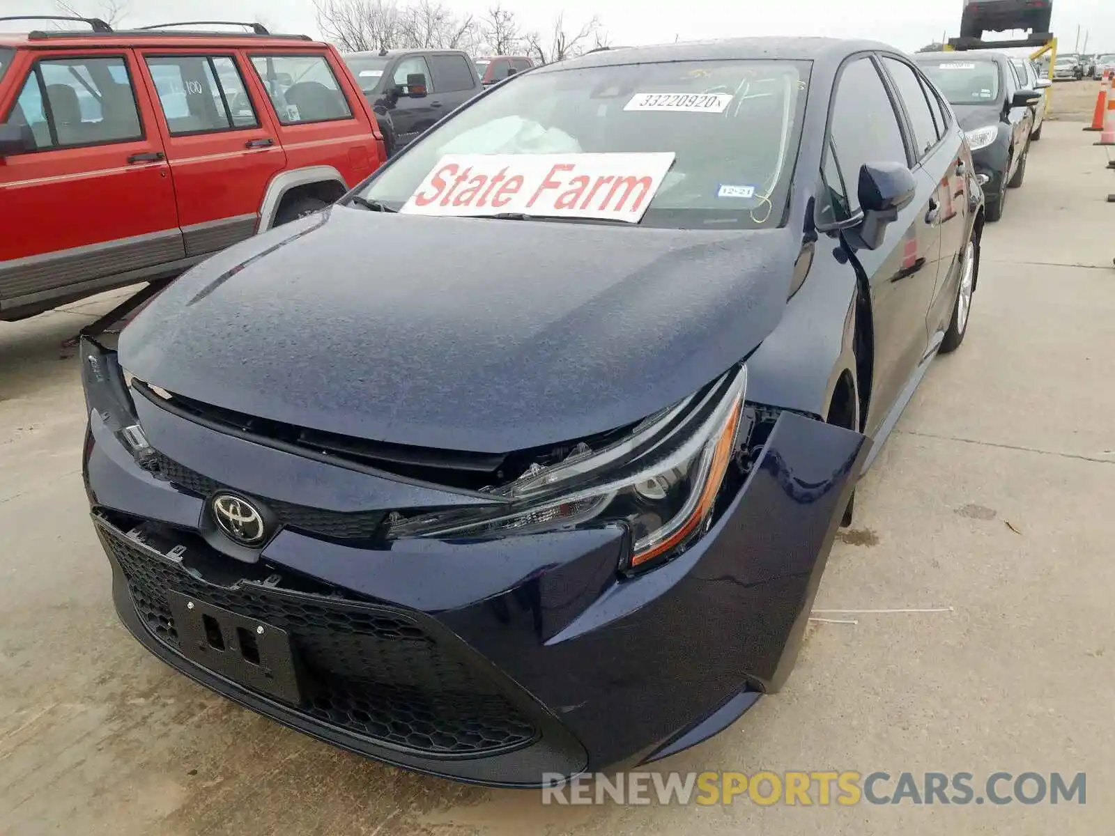 2 Photograph of a damaged car 5YFHPRAEXLP024216 TOYOTA COROLLA 2020