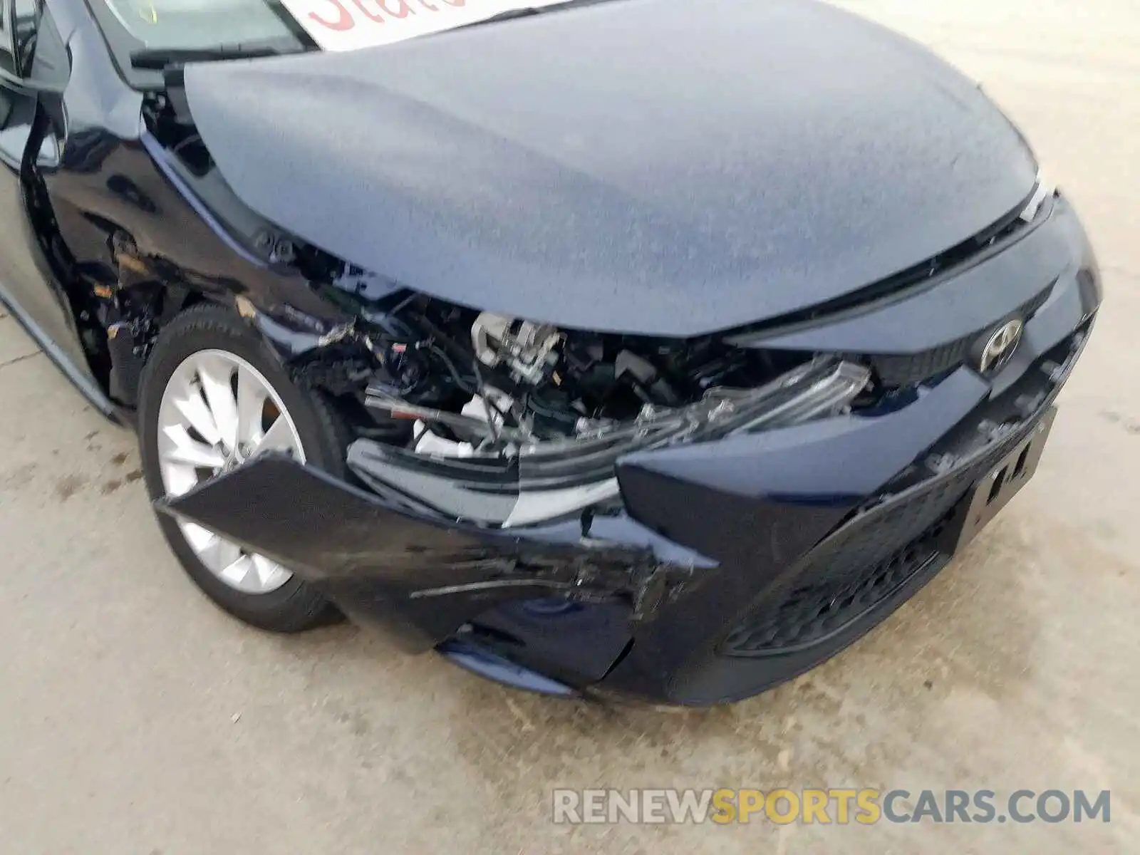 9 Photograph of a damaged car 5YFHPRAEXLP024216 TOYOTA COROLLA 2020