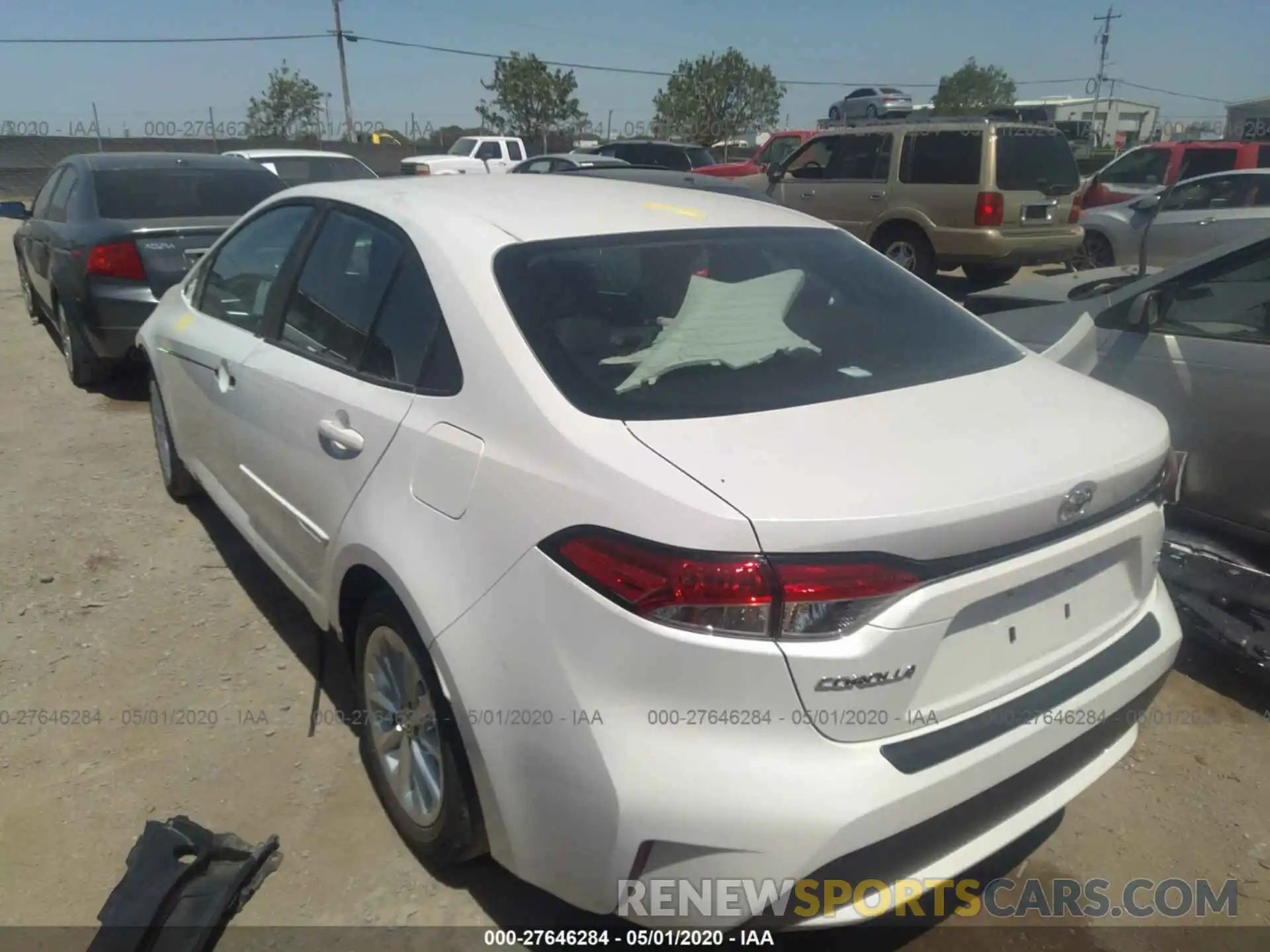 3 Photograph of a damaged car 5YFHPRAEXLP026760 TOYOTA COROLLA 2020