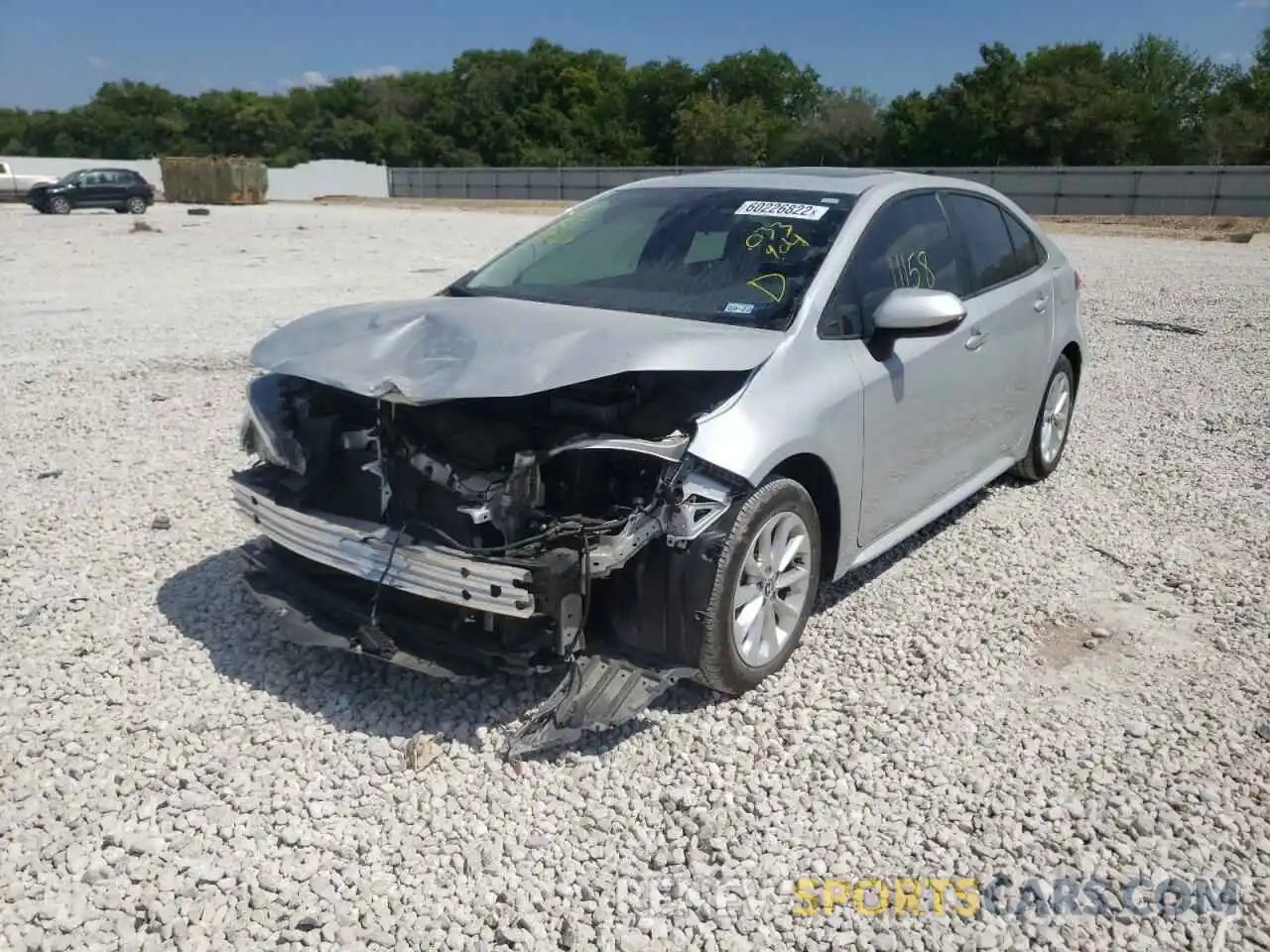 2 Photograph of a damaged car 5YFHPRAEXLP033904 TOYOTA COROLLA 2020