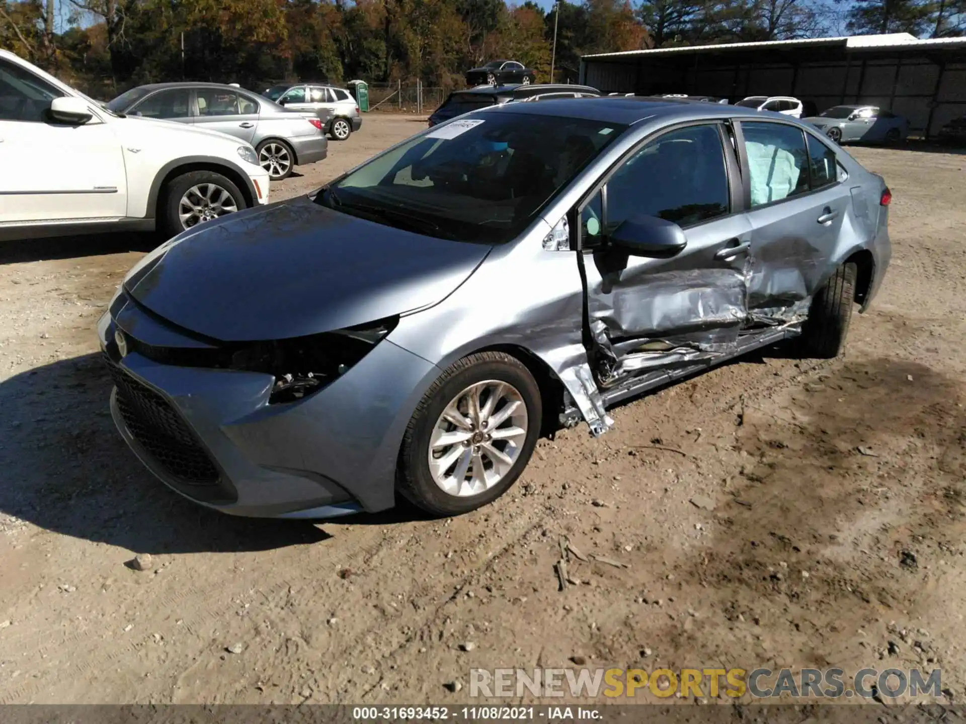 2 Photograph of a damaged car 5YFHPRAEXLP037287 TOYOTA COROLLA 2020