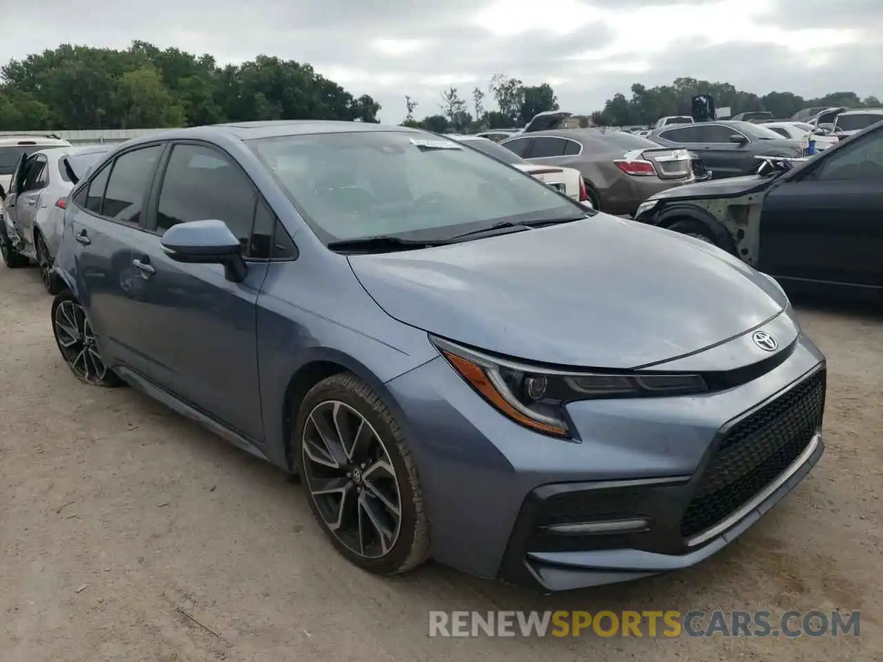 1 Photograph of a damaged car 5YFM4RCE0LP046312 TOYOTA COROLLA 2020