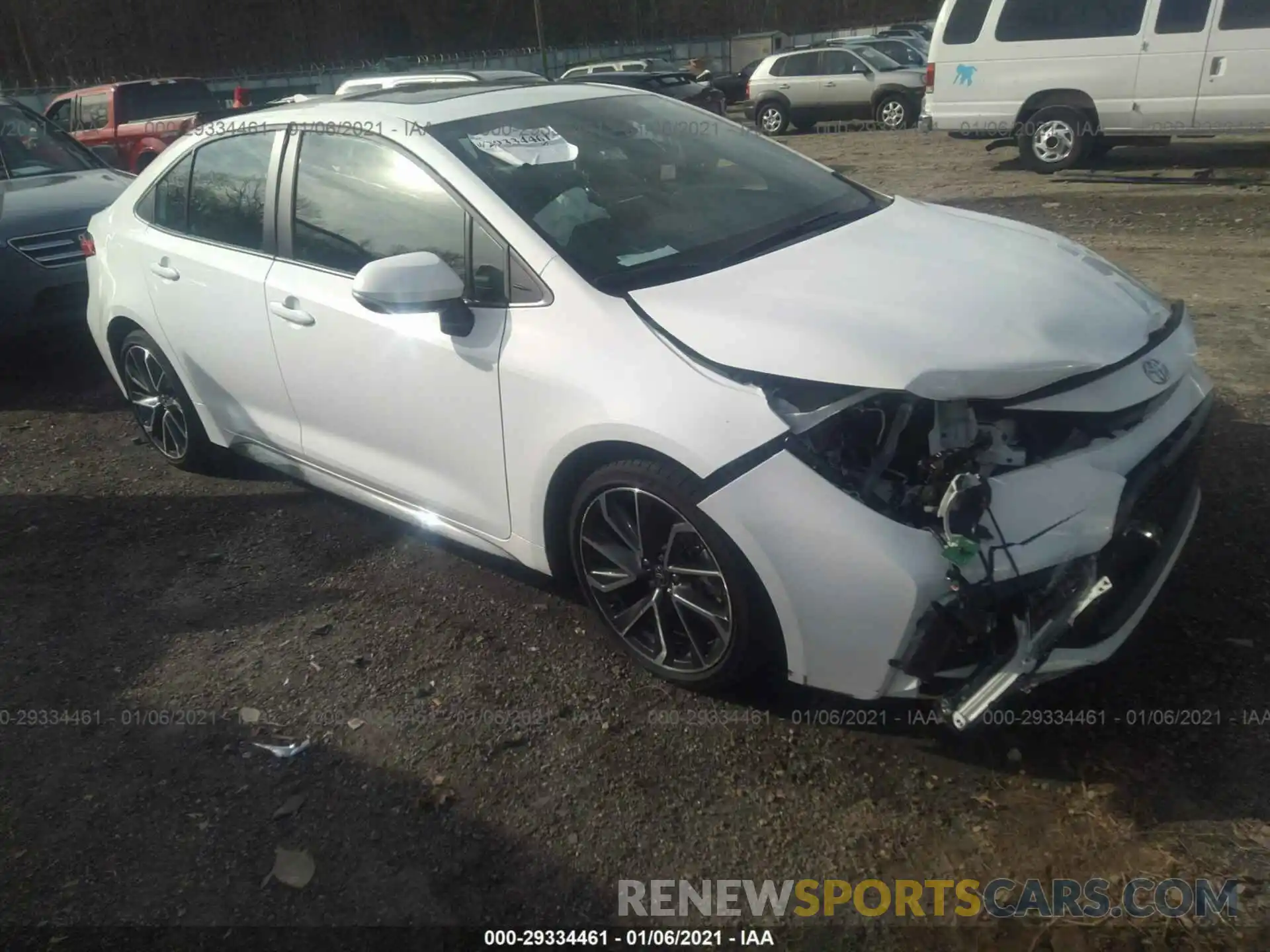 1 Photograph of a damaged car 5YFM4RCE2LP030645 TOYOTA COROLLA 2020