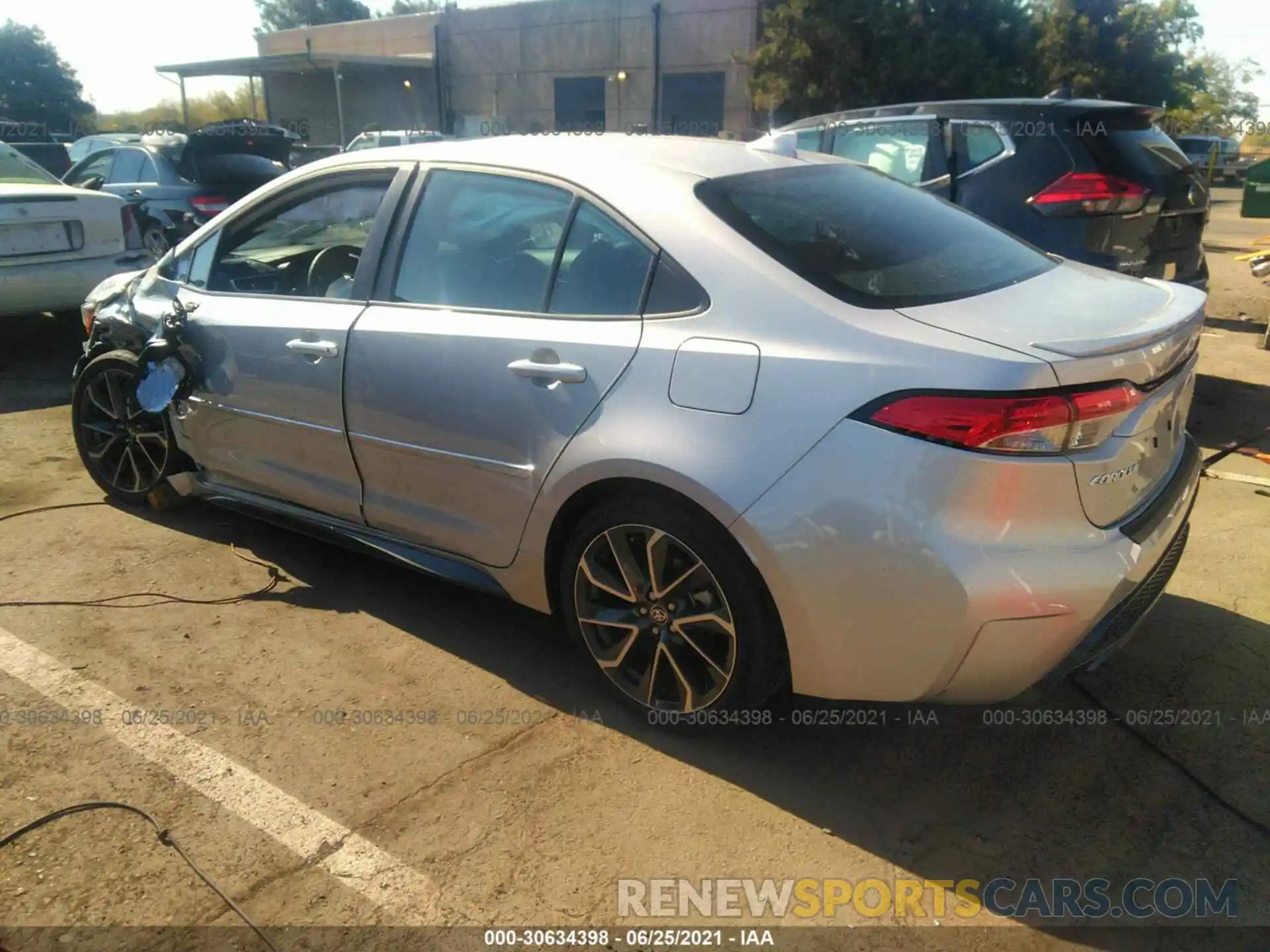 3 Photograph of a damaged car 5YFM4RCE4LP012793 TOYOTA COROLLA 2020