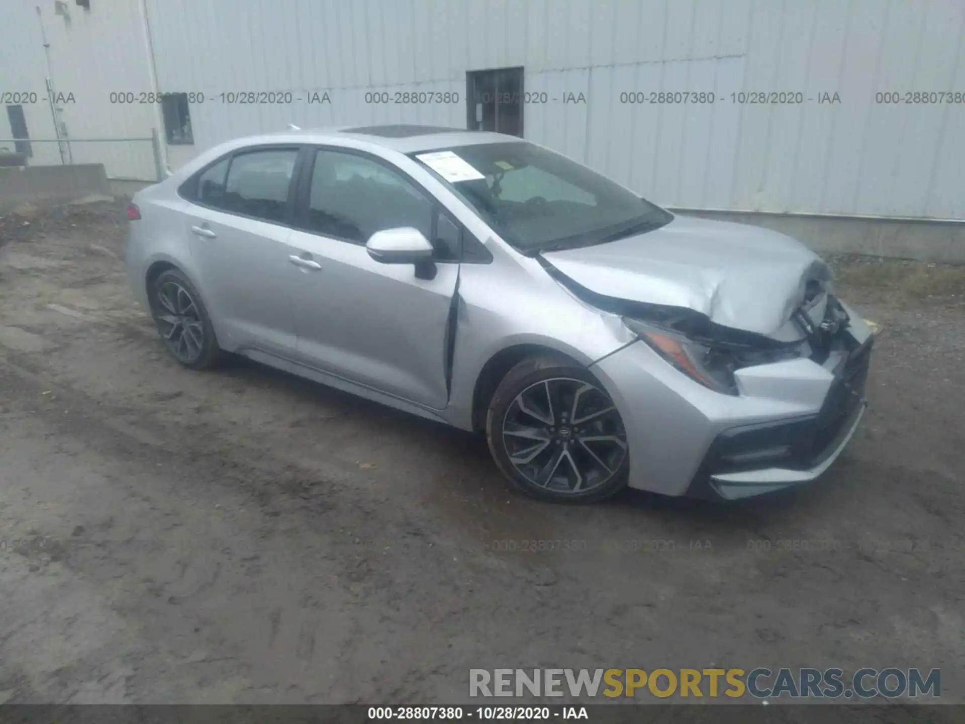 1 Photograph of a damaged car 5YFM4RCE4LP026404 TOYOTA COROLLA 2020