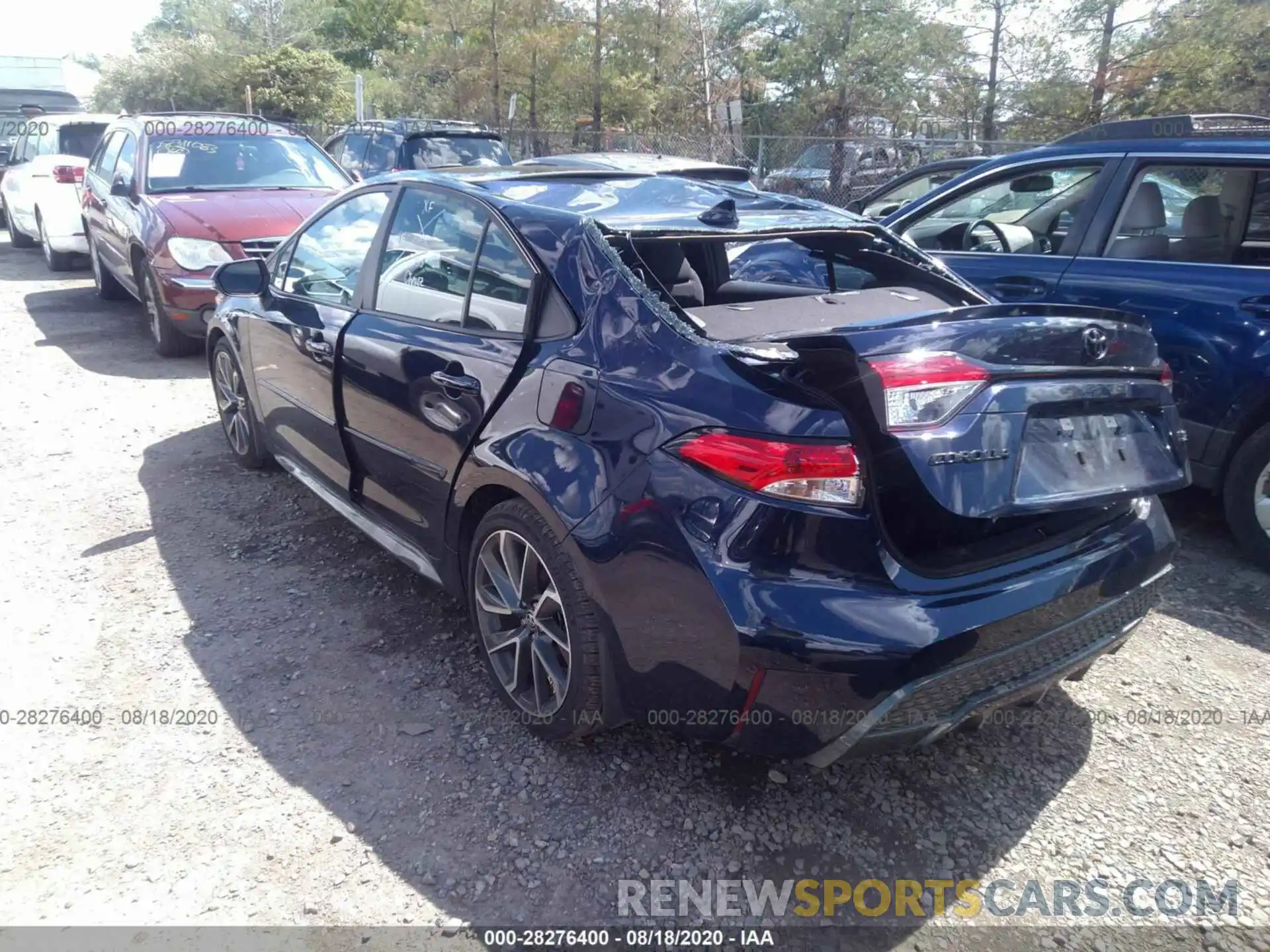 3 Photograph of a damaged car 5YFM4RCE6LP028686 TOYOTA COROLLA 2020