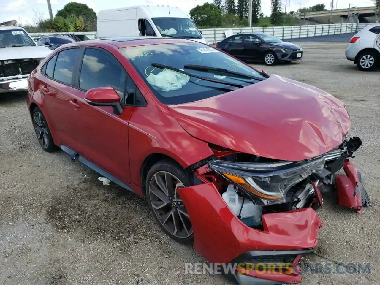 1 Photograph of a damaged car 5YFM4RCE6LP047741 TOYOTA COROLLA 2020