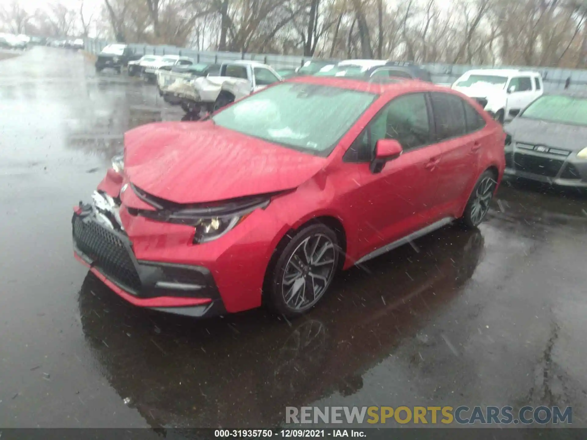 2 Photograph of a damaged car 5YFM4RCEXLP029078 TOYOTA COROLLA 2020