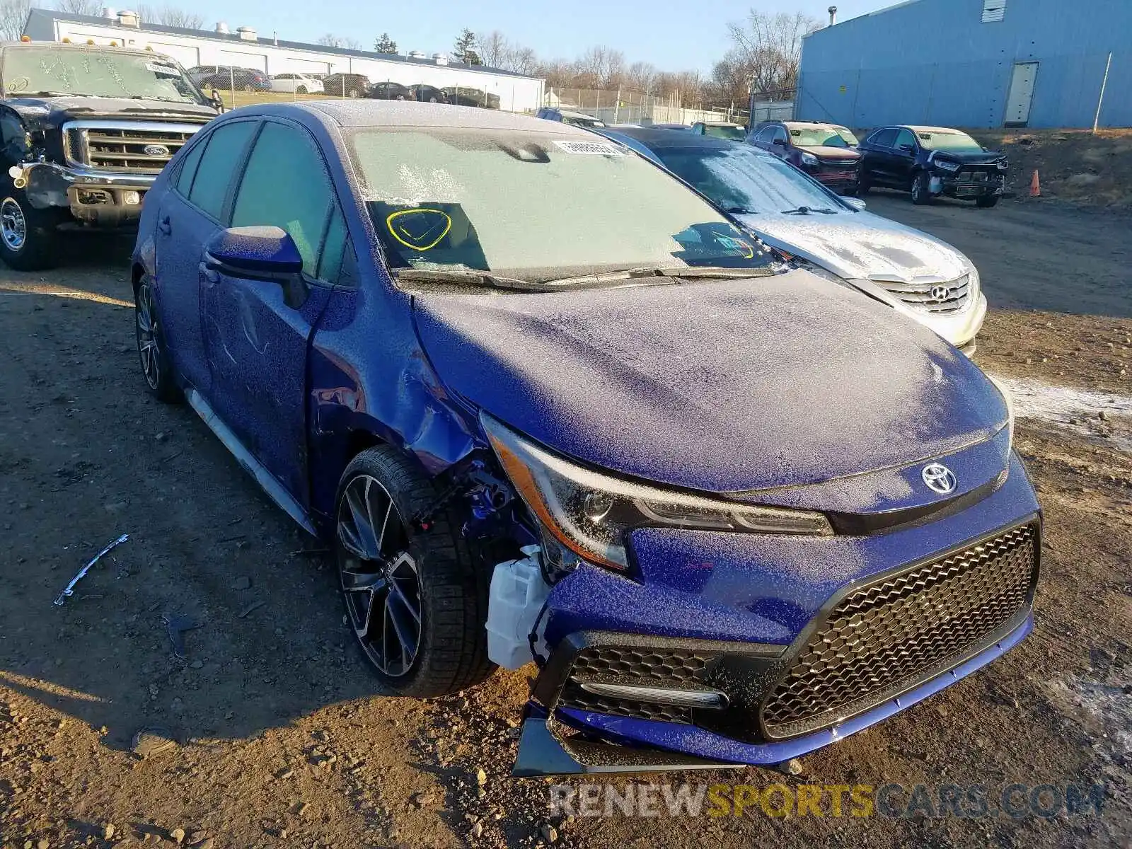 1 Photograph of a damaged car 5YFP4RCE0LP011833 TOYOTA COROLLA 2020