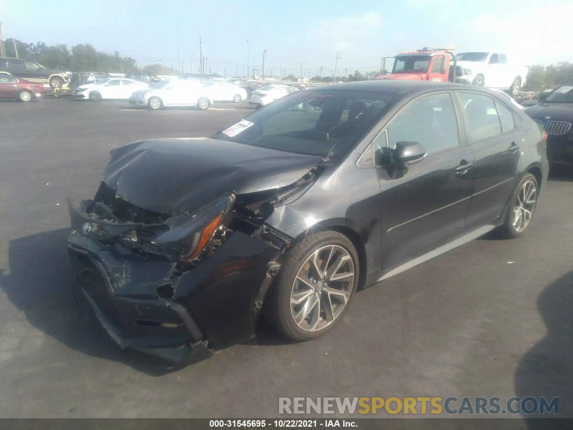 2 Photograph of a damaged car 5YFP4RCE0LP015123 TOYOTA COROLLA 2020