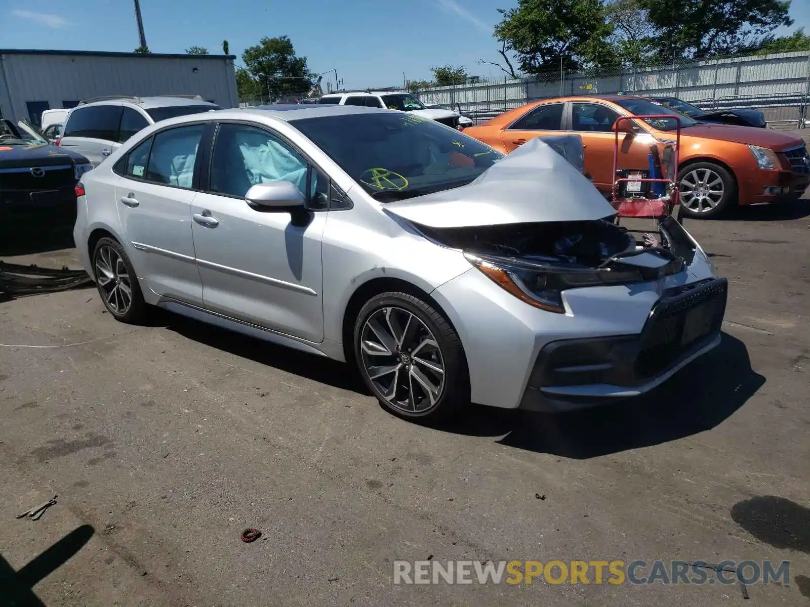 1 Photograph of a damaged car 5YFP4RCE0LP025537 TOYOTA COROLLA 2020