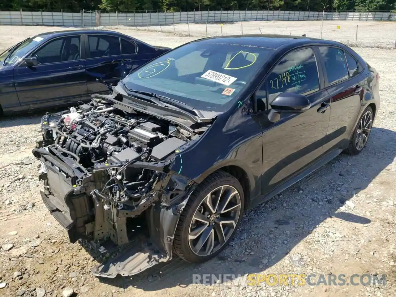 2 Photograph of a damaged car 5YFP4RCE0LP028423 TOYOTA COROLLA 2020