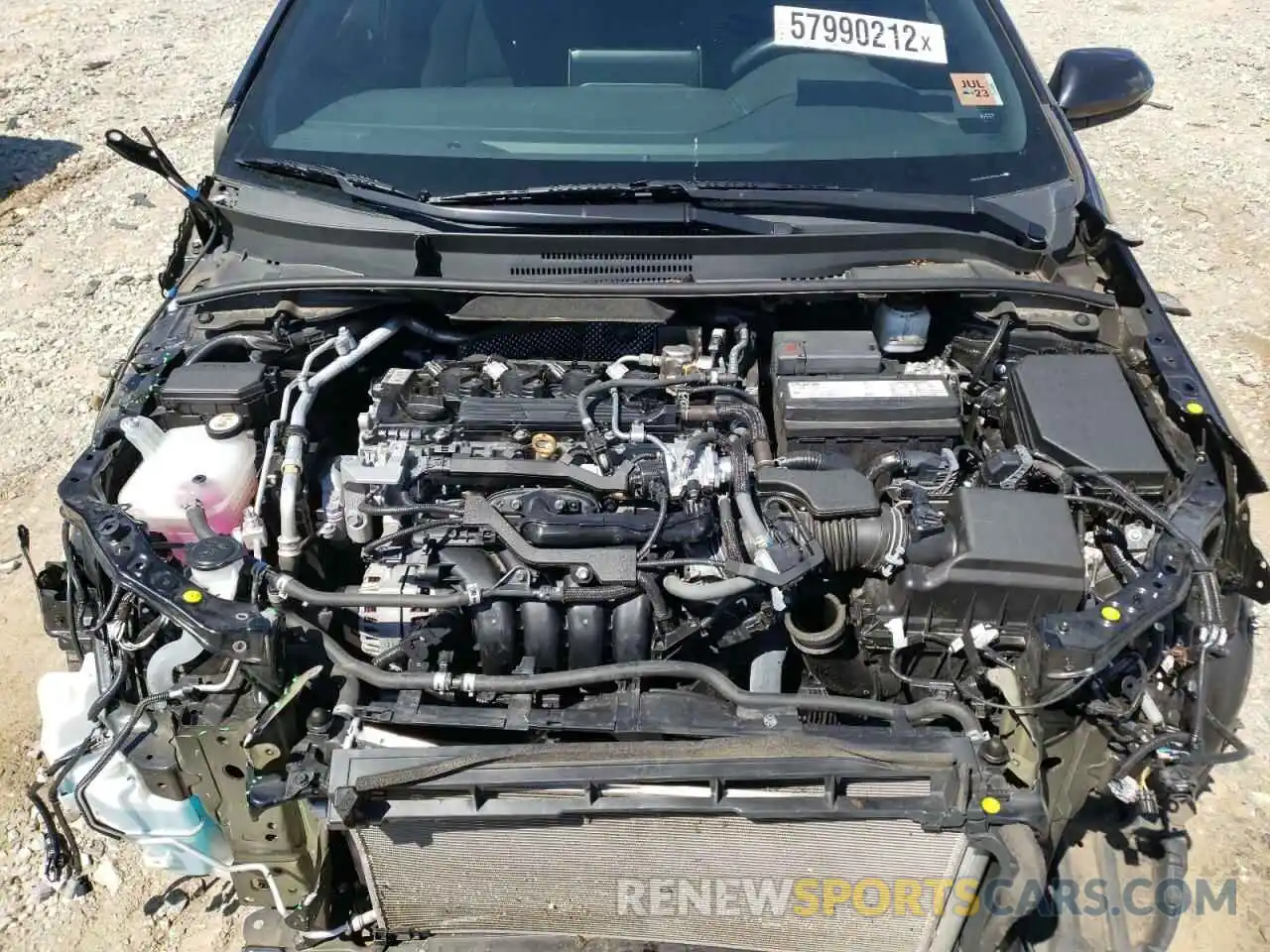 7 Photograph of a damaged car 5YFP4RCE0LP028423 TOYOTA COROLLA 2020