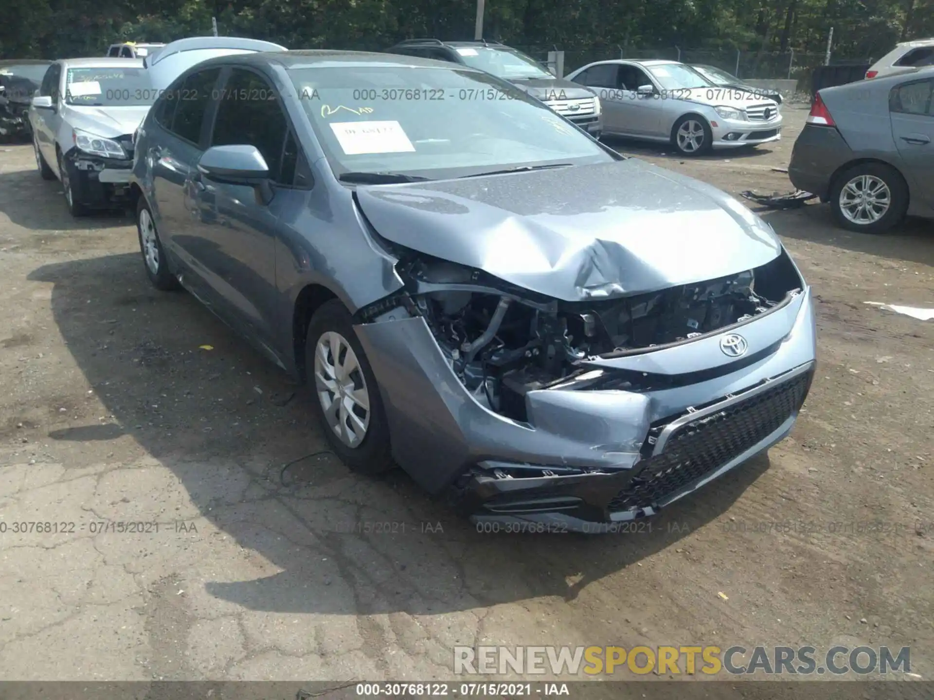 1 Photograph of a damaged car 5YFP4RCE0LP031841 TOYOTA COROLLA 2020