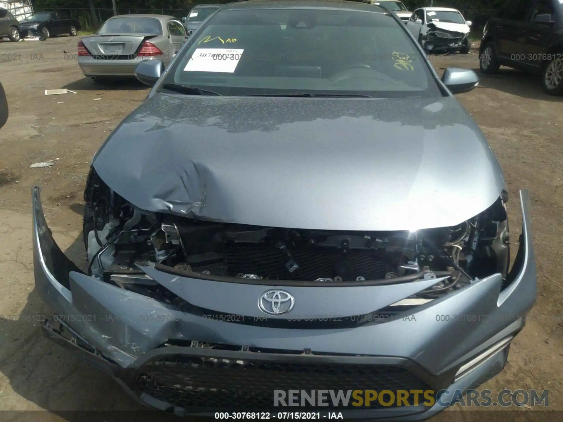 10 Photograph of a damaged car 5YFP4RCE0LP031841 TOYOTA COROLLA 2020