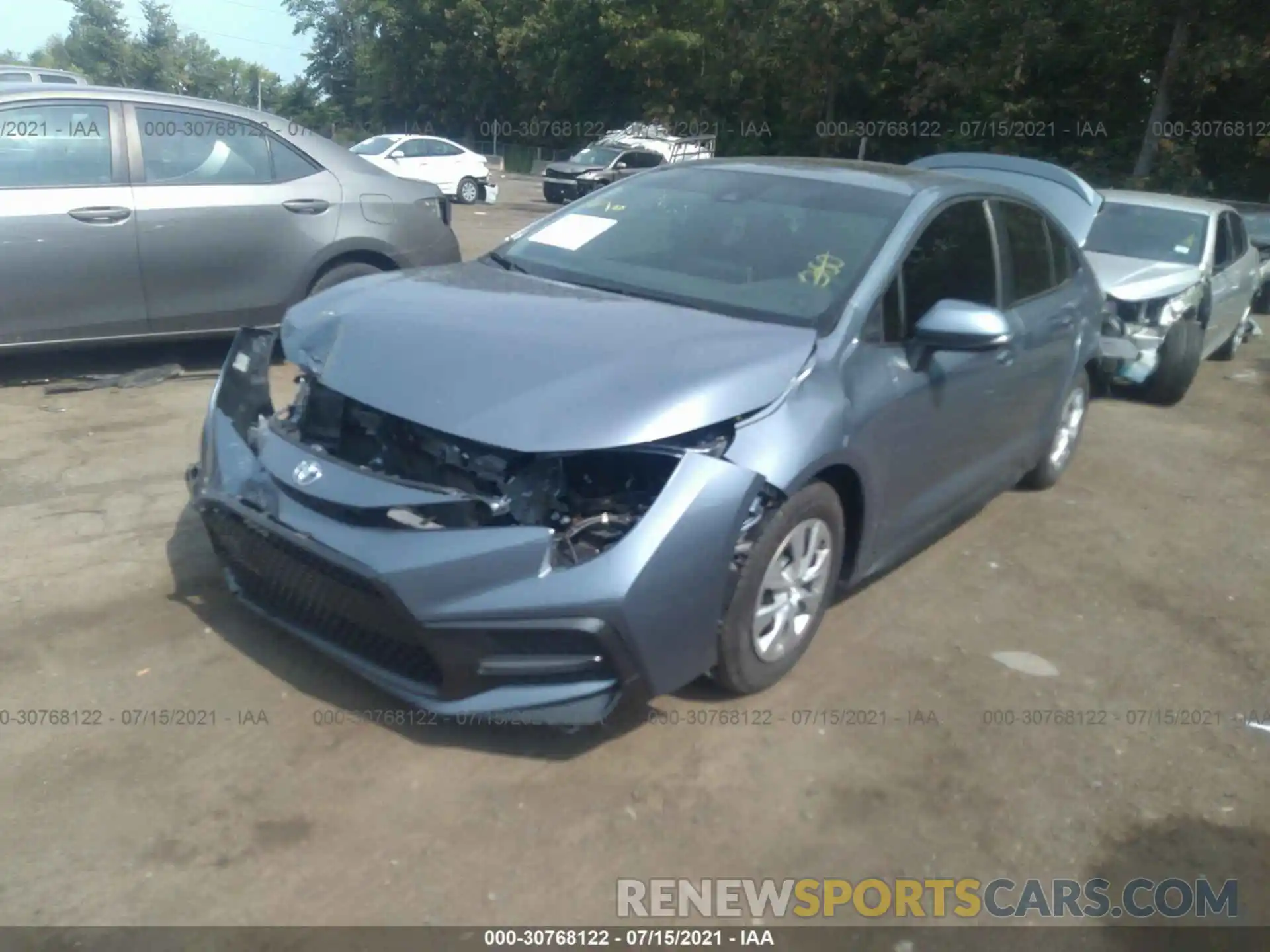 2 Photograph of a damaged car 5YFP4RCE0LP031841 TOYOTA COROLLA 2020