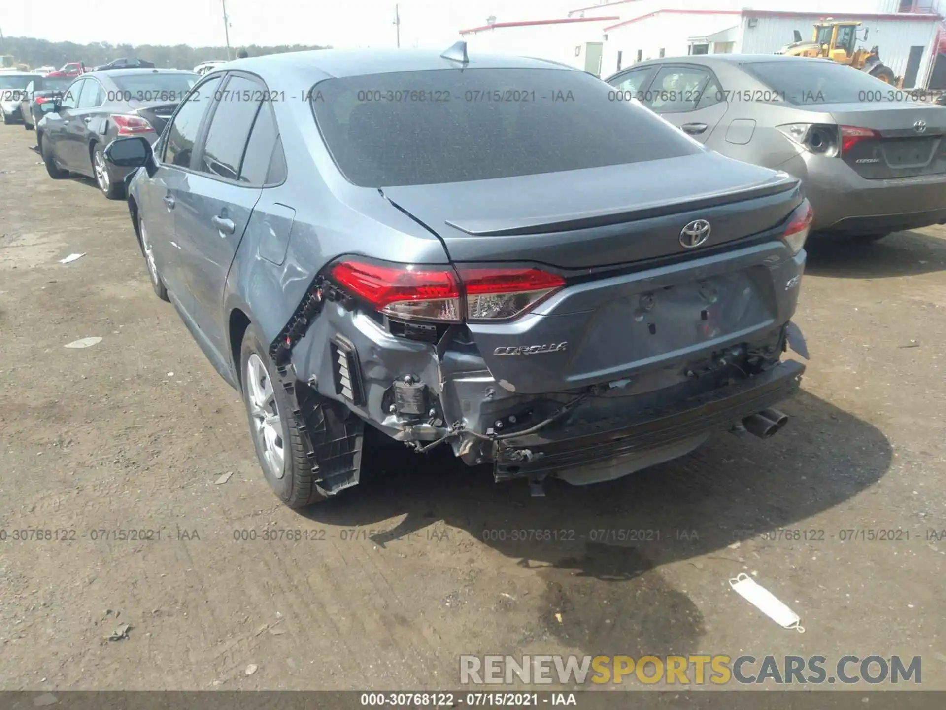 3 Photograph of a damaged car 5YFP4RCE0LP031841 TOYOTA COROLLA 2020