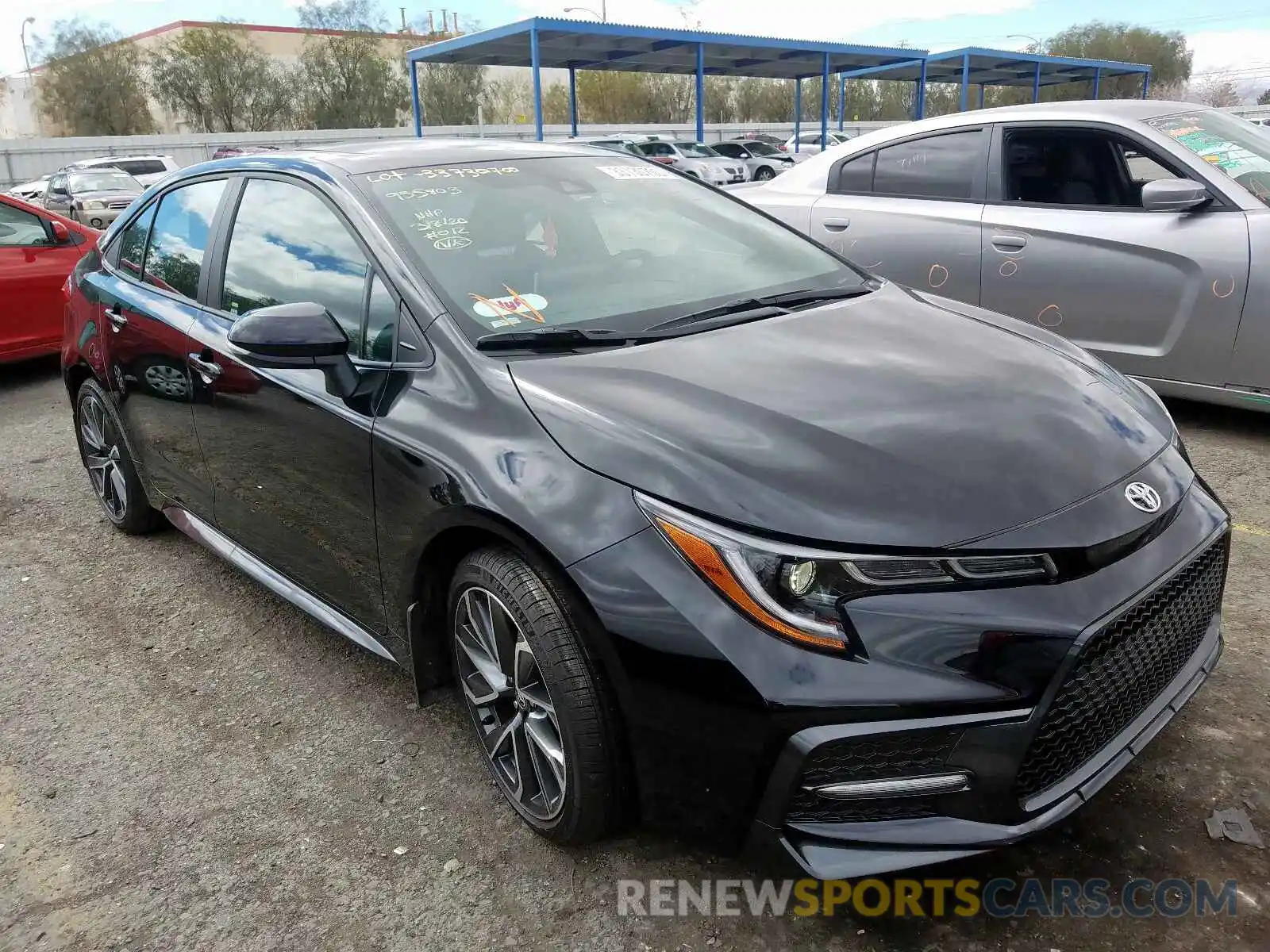 1 Photograph of a damaged car 5YFP4RCE0LP033878 TOYOTA COROLLA 2020