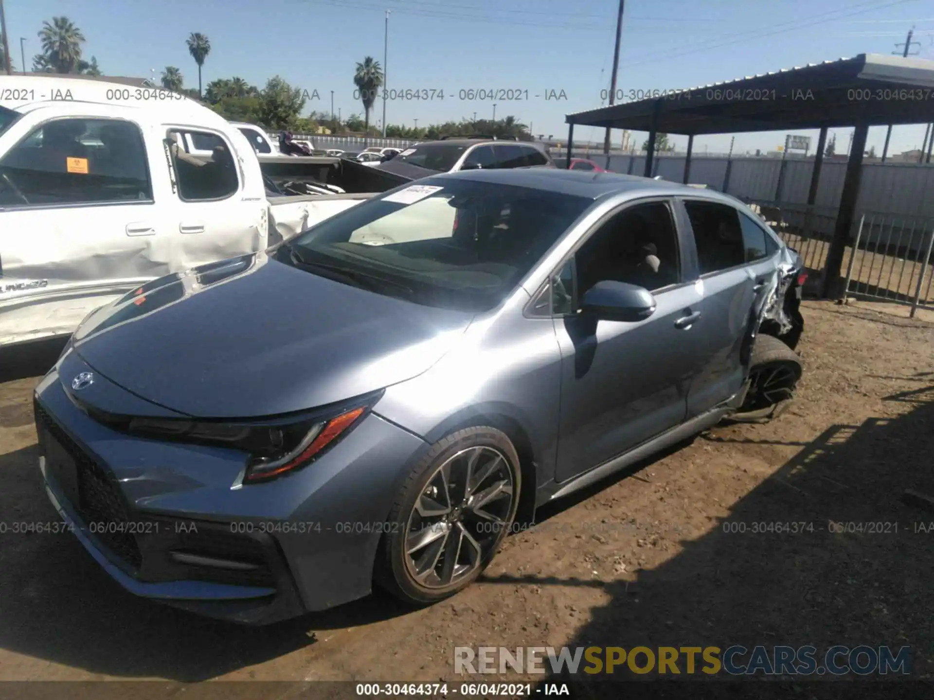 2 Photograph of a damaged car 5YFP4RCE0LP038286 TOYOTA COROLLA 2020