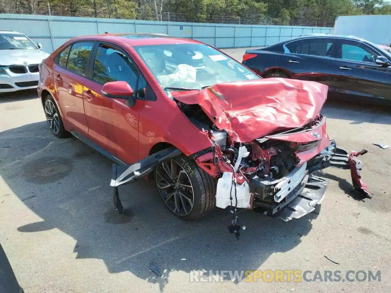 1 Photograph of a damaged car 5YFP4RCE0LP043777 TOYOTA COROLLA 2020