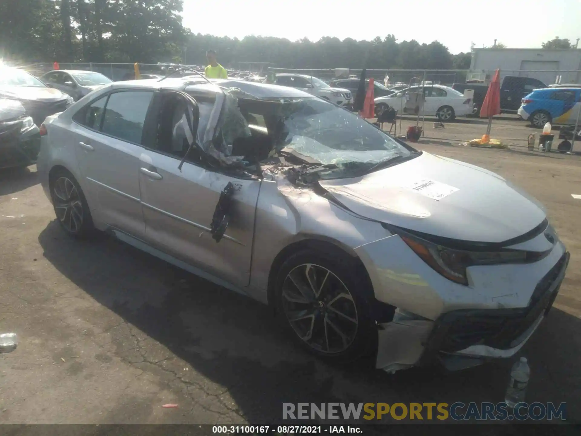 1 Photograph of a damaged car 5YFP4RCE0LP046145 TOYOTA COROLLA 2020