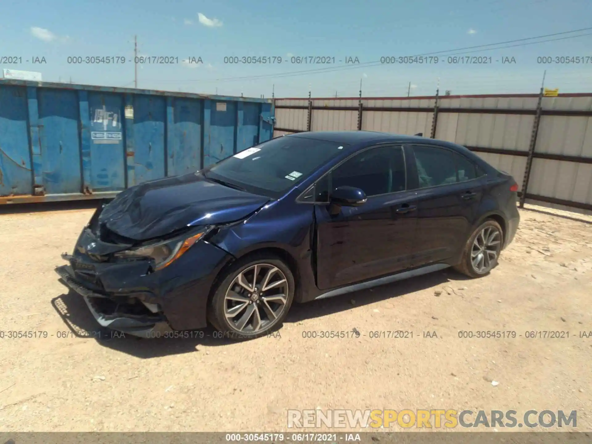 2 Photograph of a damaged car 5YFP4RCE1LP007029 TOYOTA COROLLA 2020