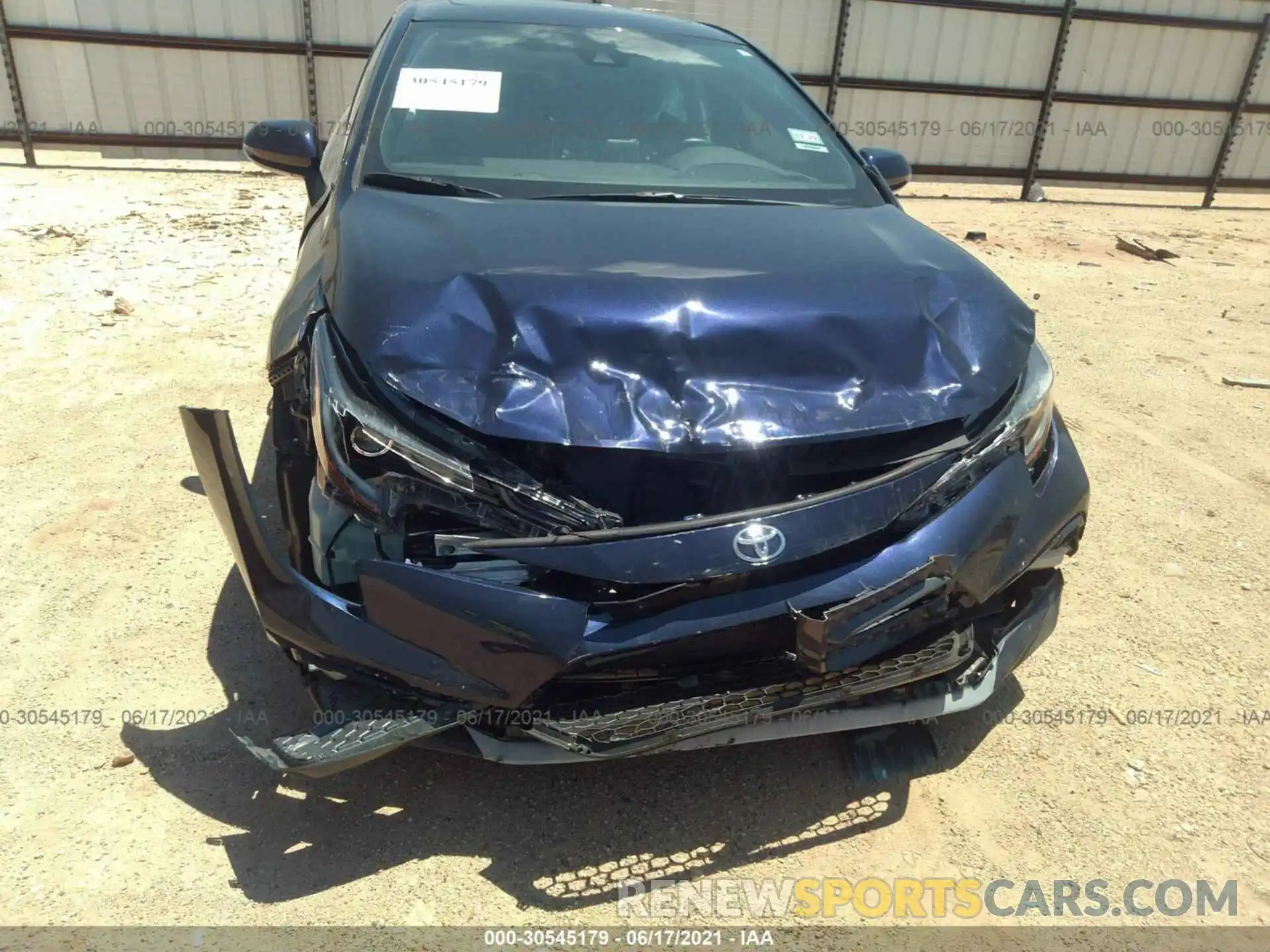 6 Photograph of a damaged car 5YFP4RCE1LP007029 TOYOTA COROLLA 2020