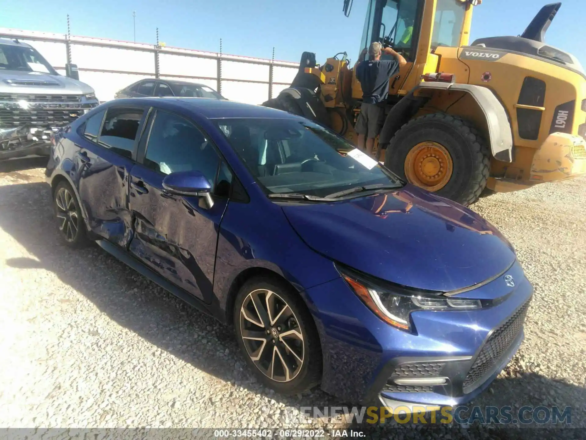 1 Photograph of a damaged car 5YFP4RCE1LP008505 TOYOTA COROLLA 2020