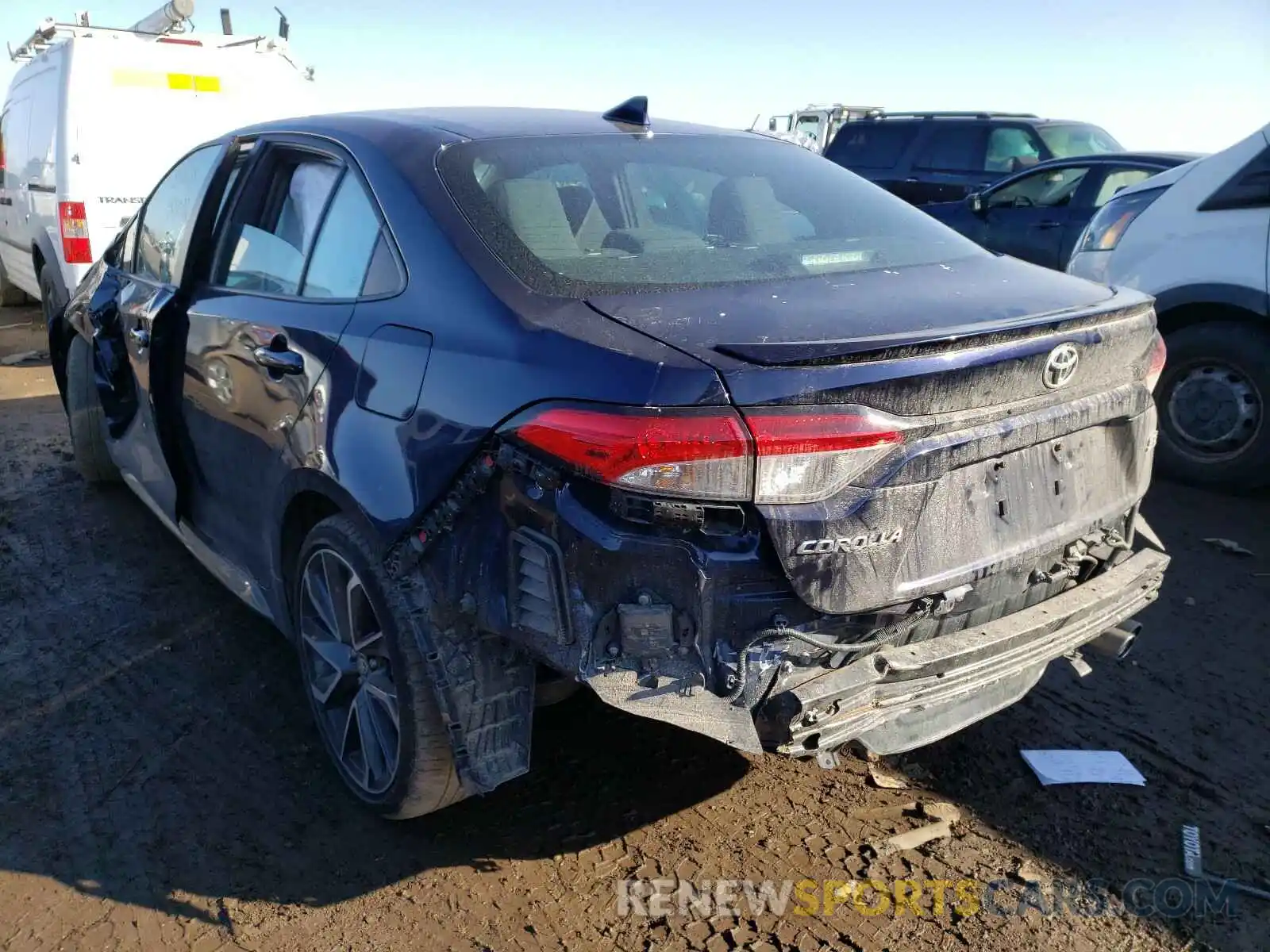 3 Фотография поврежденного автомобиля 5YFP4RCE1LP012120 TOYOTA COROLLA 2020