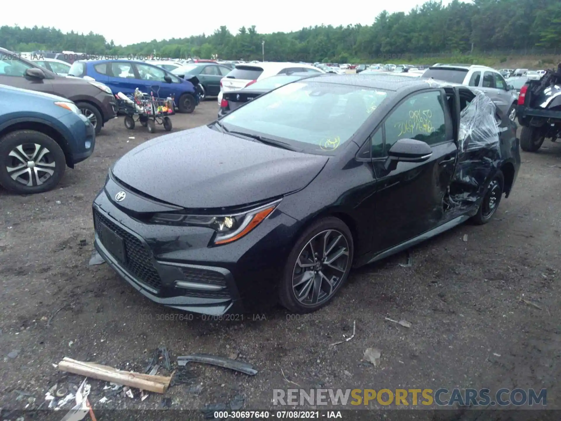 2 Photograph of a damaged car 5YFP4RCE1LP015714 TOYOTA COROLLA 2020