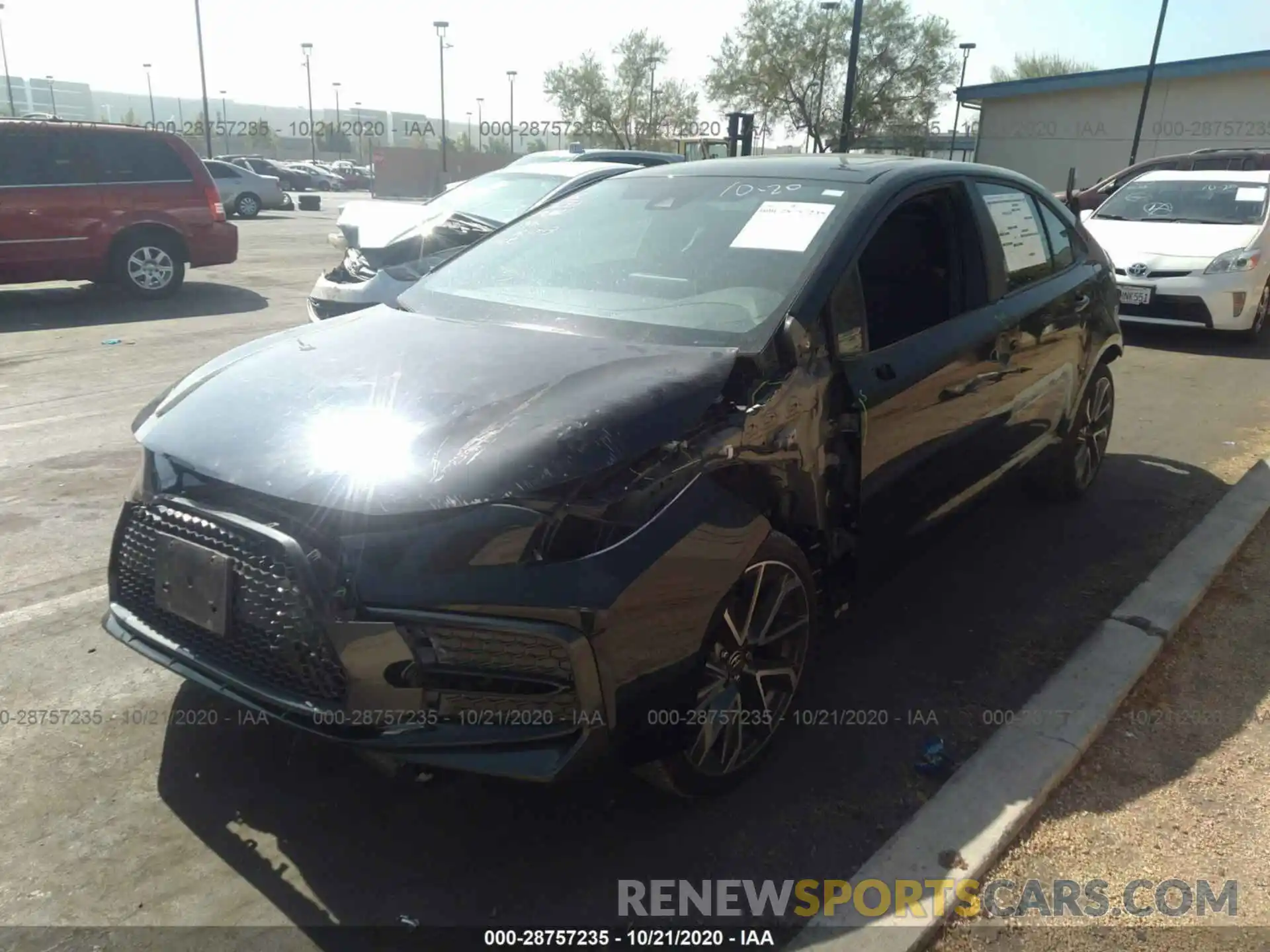 2 Photograph of a damaged car 5YFP4RCE1LP035591 TOYOTA COROLLA 2020