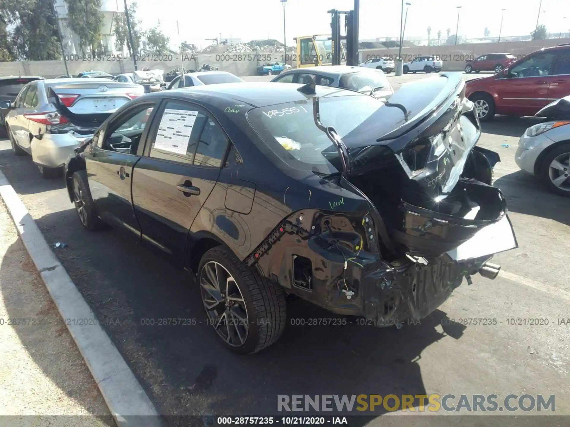 3 Photograph of a damaged car 5YFP4RCE1LP035591 TOYOTA COROLLA 2020