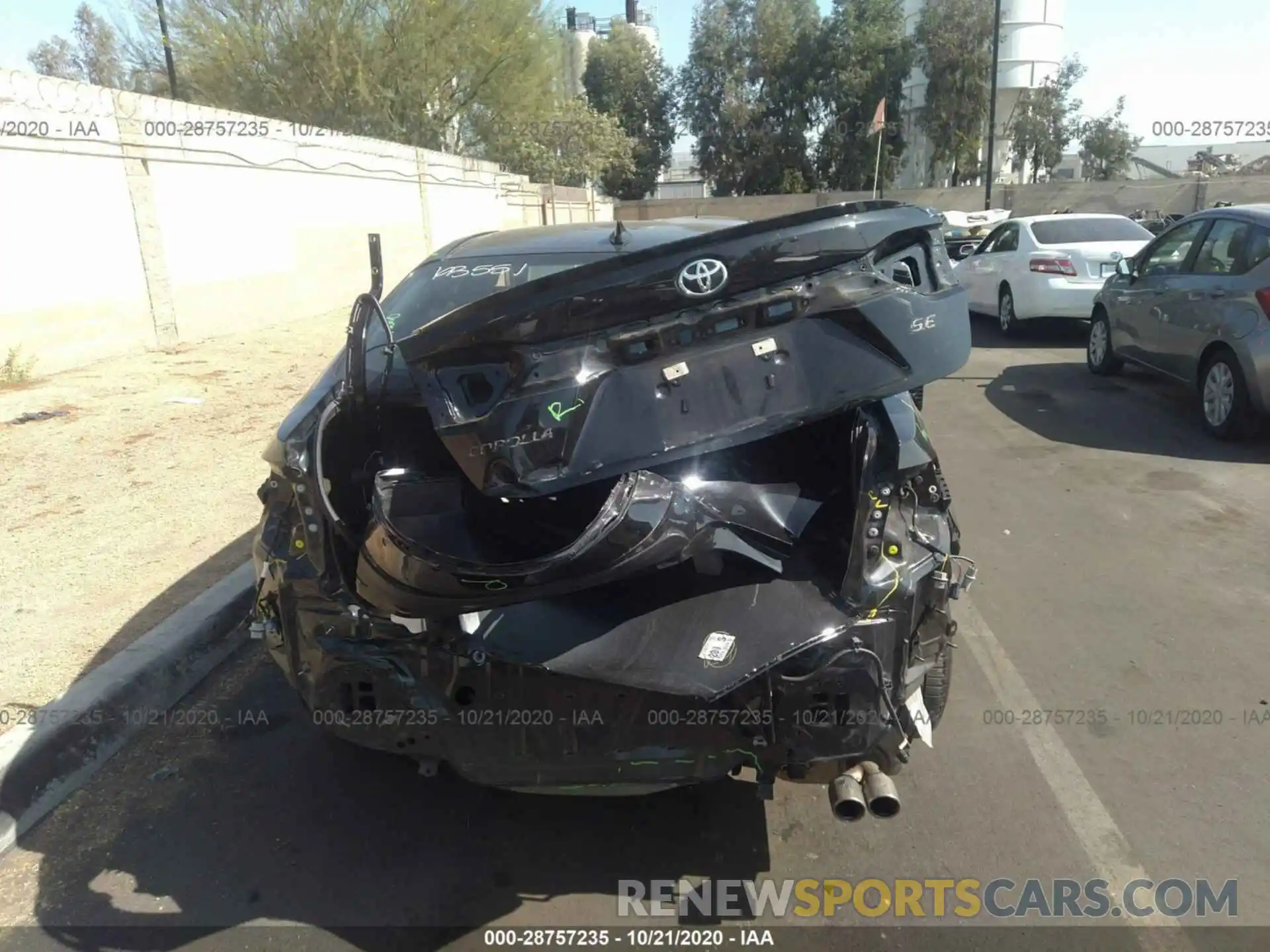 6 Photograph of a damaged car 5YFP4RCE1LP035591 TOYOTA COROLLA 2020