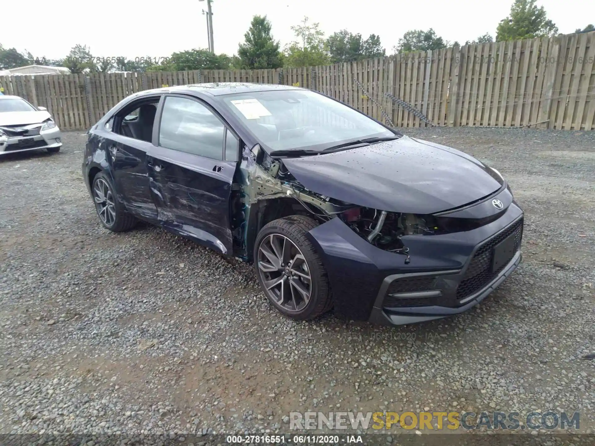 1 Photograph of a damaged car 5YFP4RCE1LP051628 TOYOTA COROLLA 2020