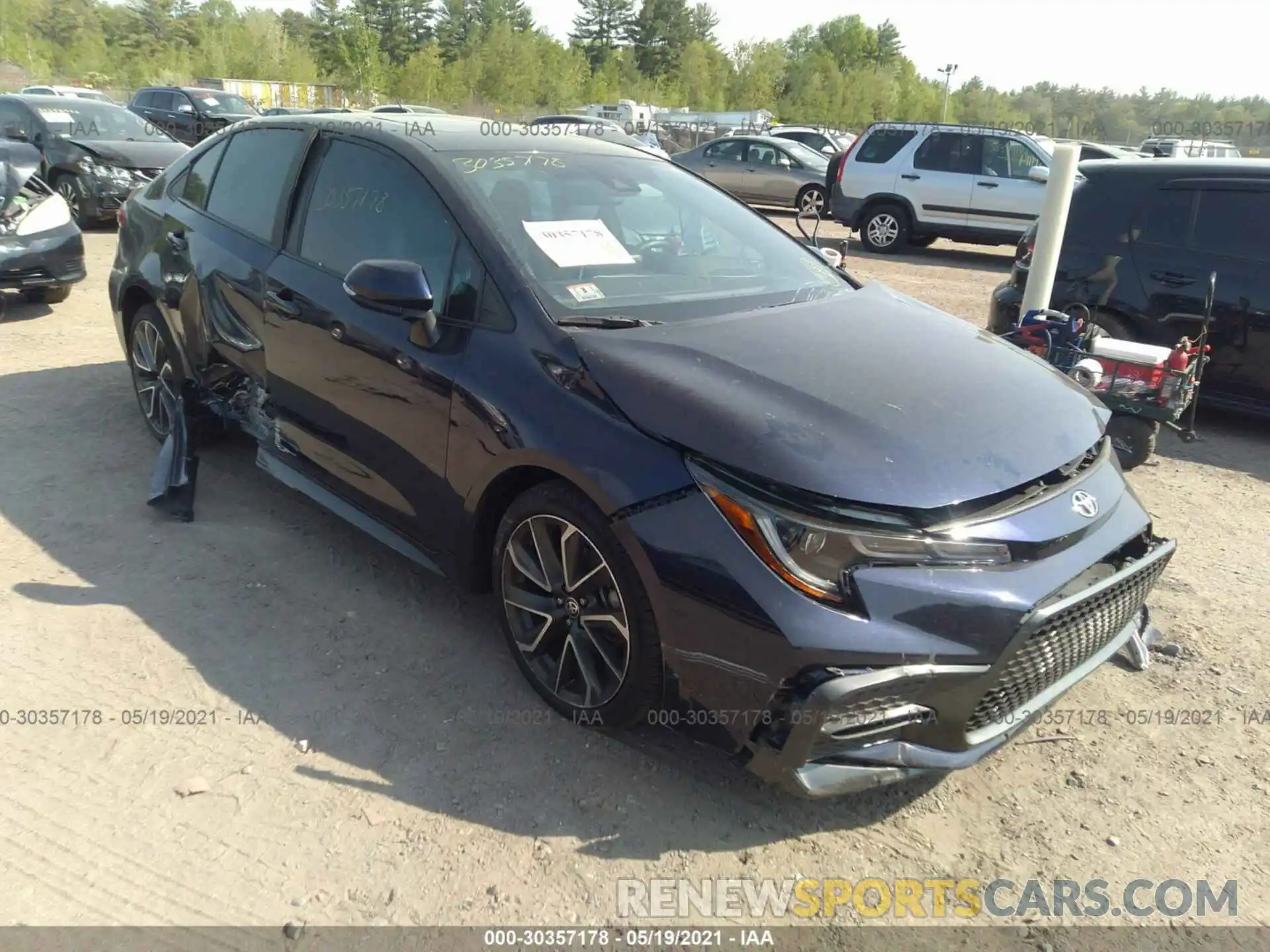 1 Photograph of a damaged car 5YFP4RCE2LP012871 TOYOTA COROLLA 2020