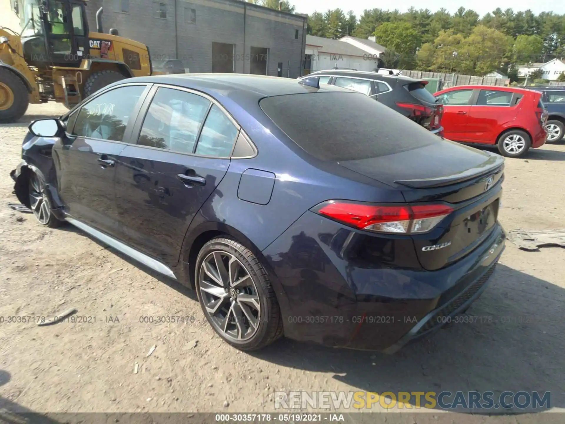 3 Photograph of a damaged car 5YFP4RCE2LP012871 TOYOTA COROLLA 2020