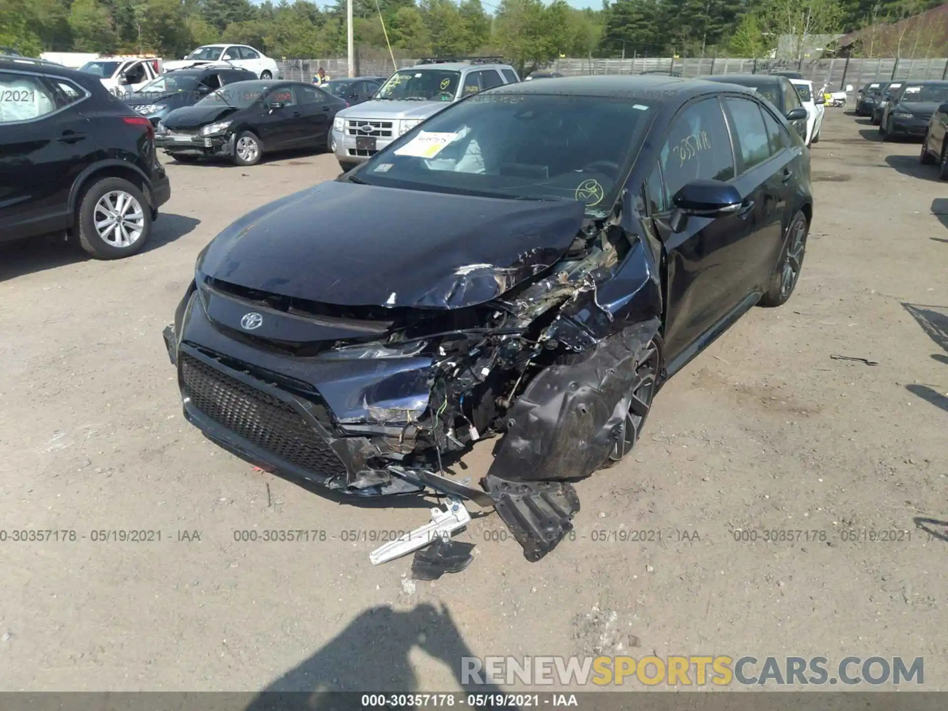 6 Photograph of a damaged car 5YFP4RCE2LP012871 TOYOTA COROLLA 2020