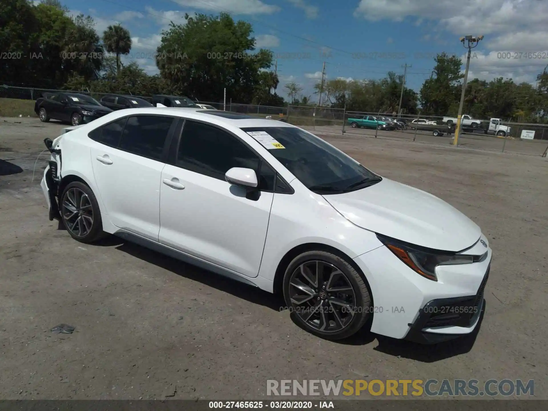 1 Photograph of a damaged car 5YFP4RCE2LP014068 TOYOTA COROLLA 2020