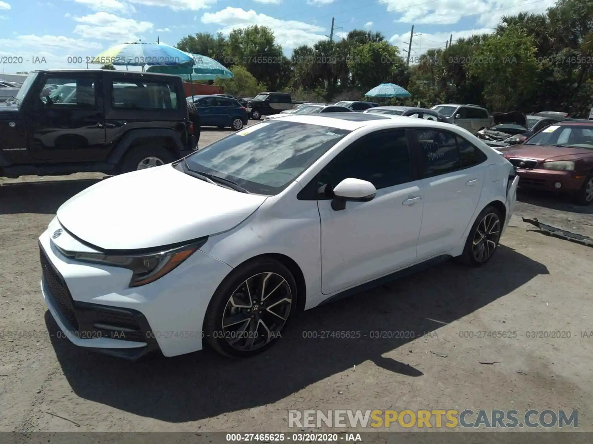 2 Photograph of a damaged car 5YFP4RCE2LP014068 TOYOTA COROLLA 2020