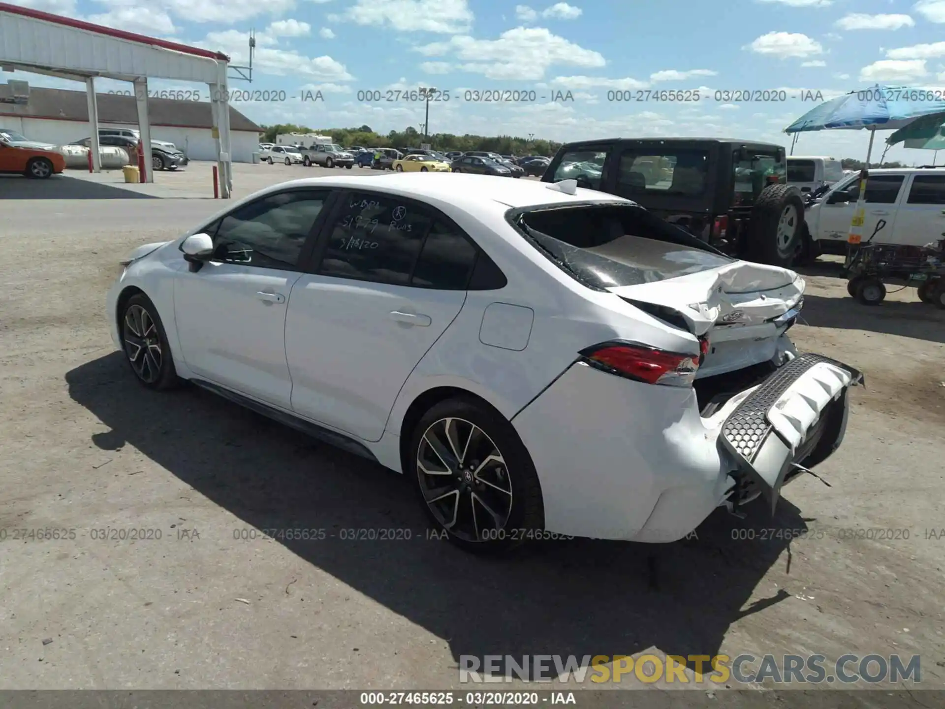 3 Photograph of a damaged car 5YFP4RCE2LP014068 TOYOTA COROLLA 2020