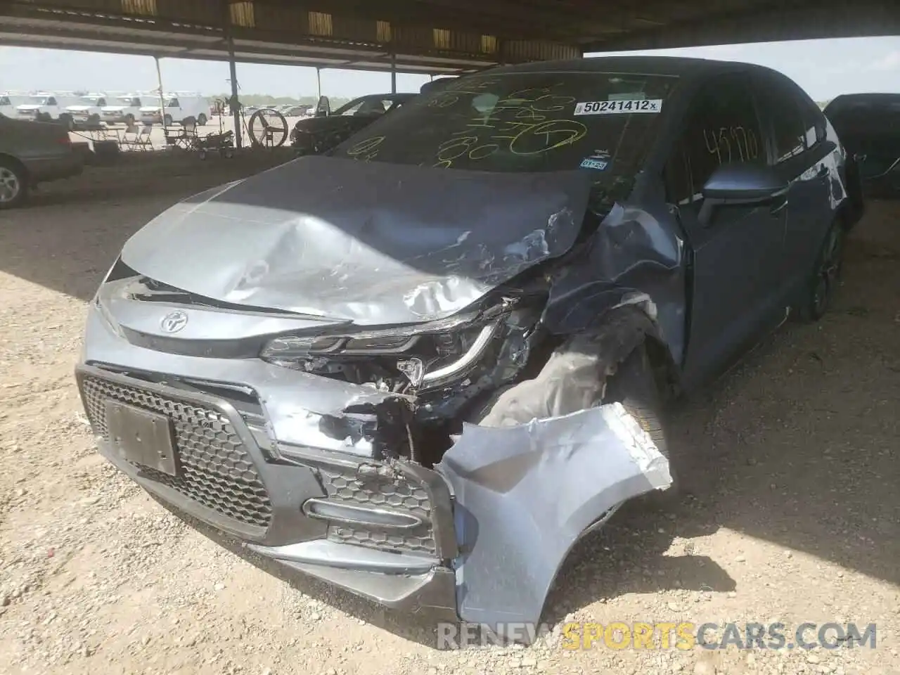 2 Photograph of a damaged car 5YFP4RCE2LP014863 TOYOTA COROLLA 2020