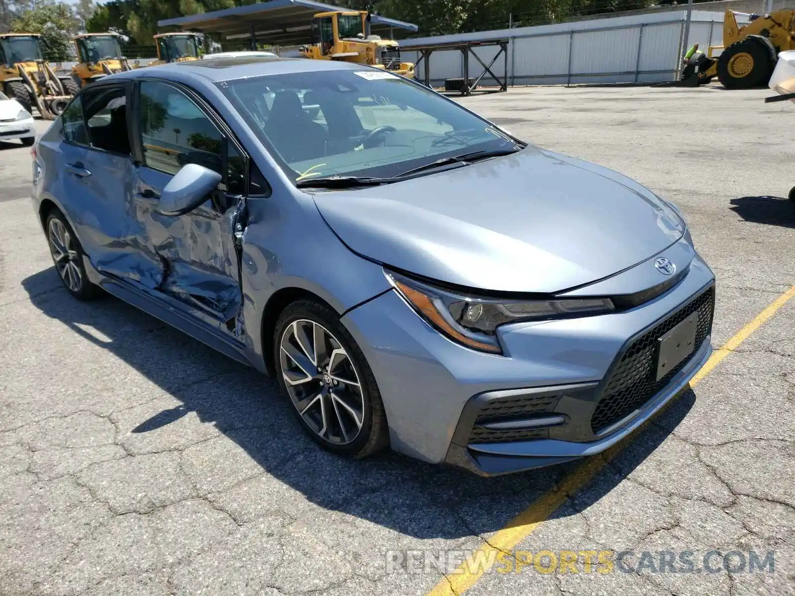 1 Photograph of a damaged car 5YFP4RCE2LP015107 TOYOTA COROLLA 2020