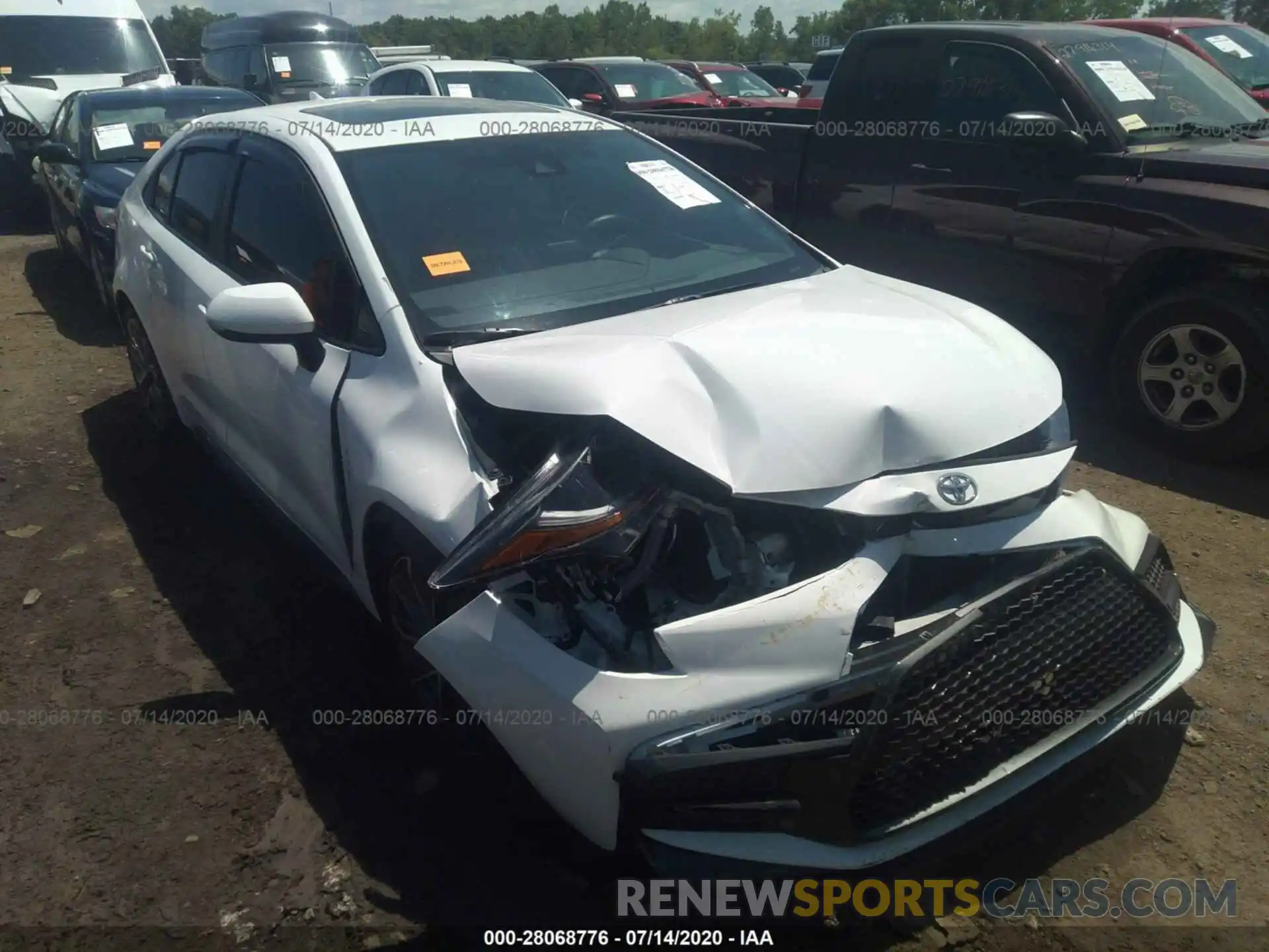 1 Photograph of a damaged car 5YFP4RCE2LP022395 TOYOTA COROLLA 2020