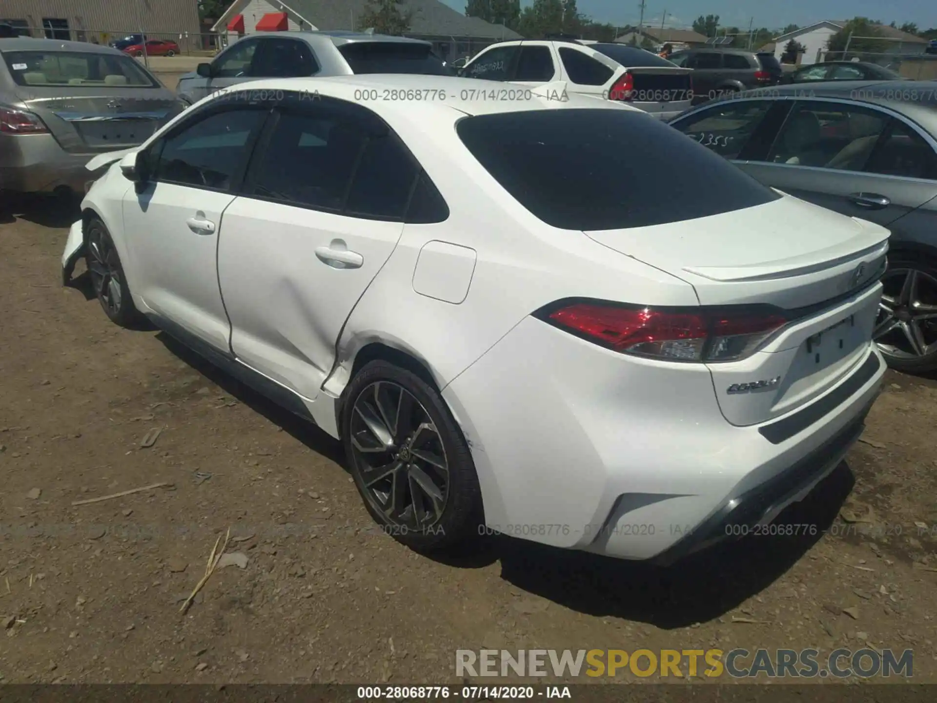 3 Photograph of a damaged car 5YFP4RCE2LP022395 TOYOTA COROLLA 2020