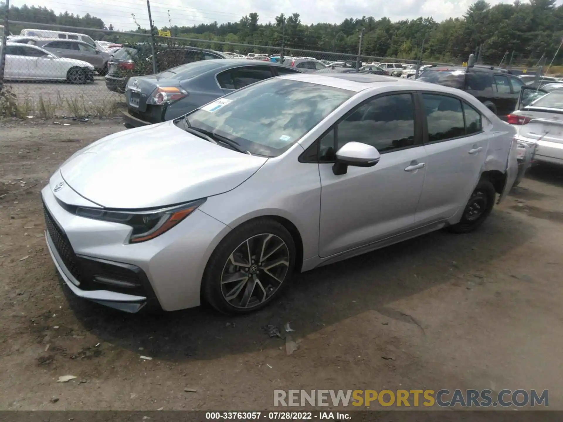 2 Photograph of a damaged car 5YFP4RCE2LP022705 TOYOTA COROLLA 2020