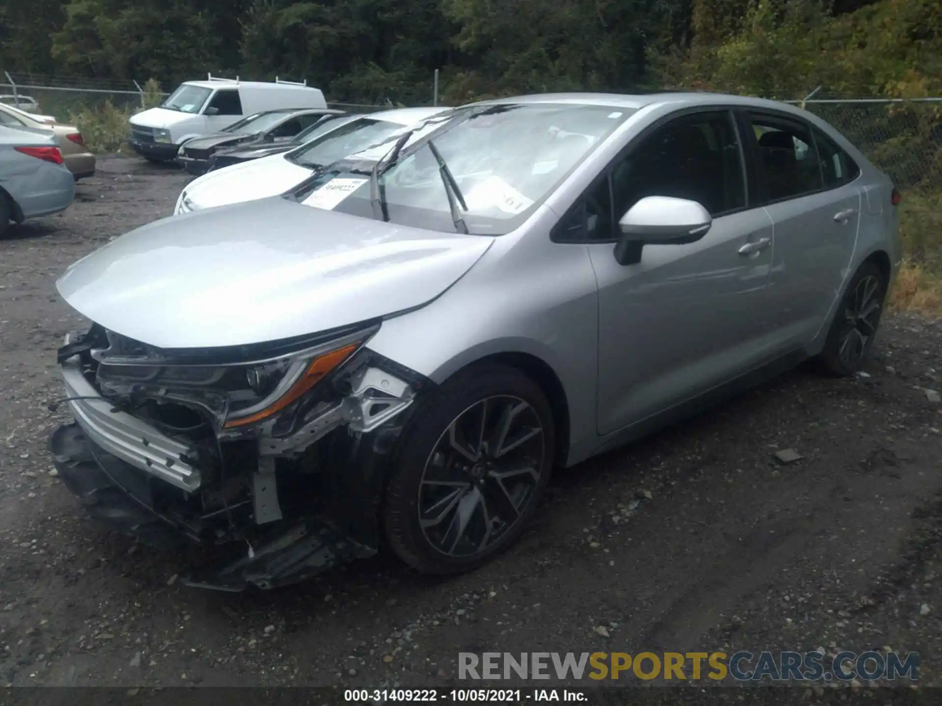 2 Photograph of a damaged car 5YFP4RCE2LP024423 TOYOTA COROLLA 2020