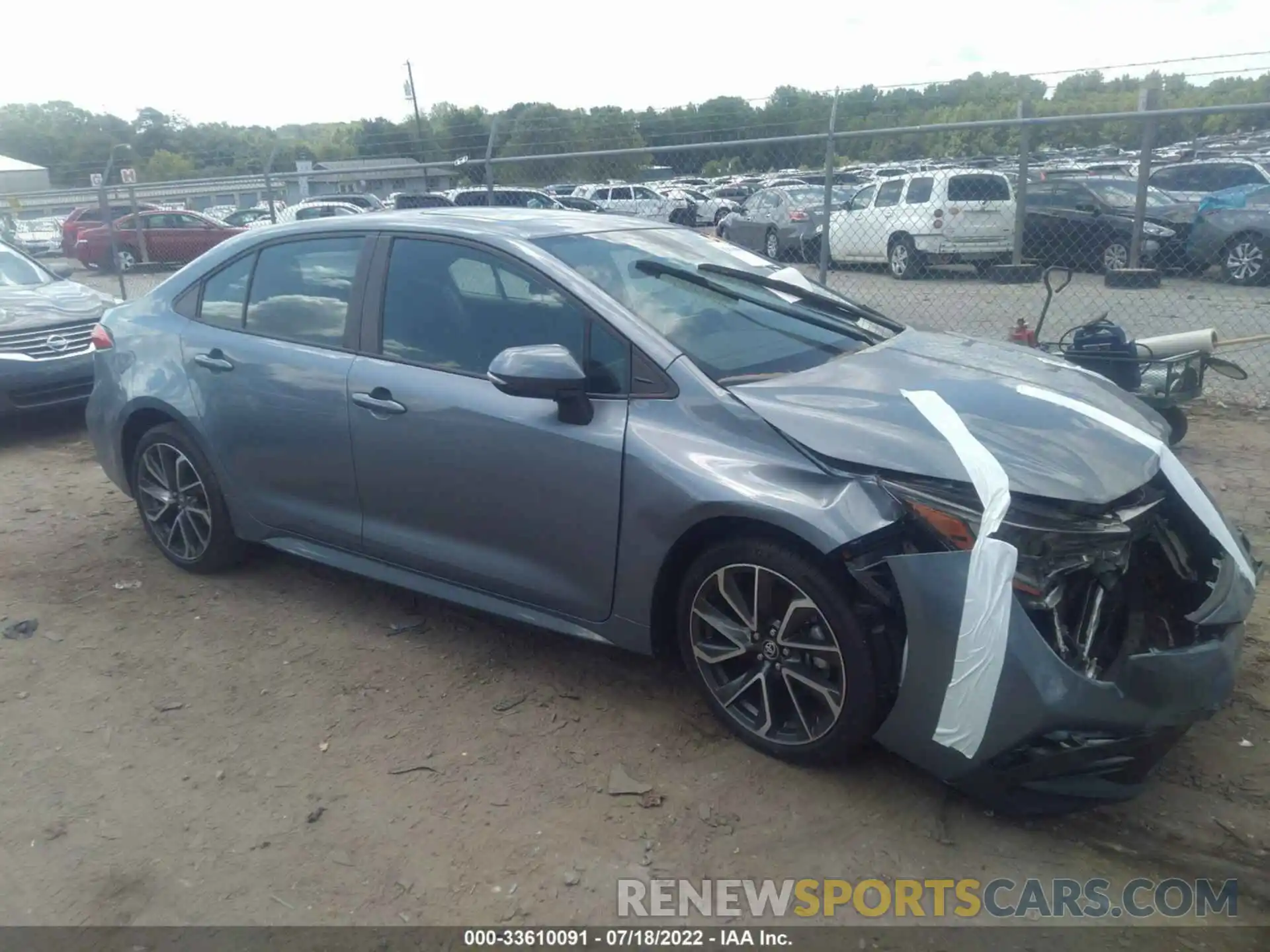 1 Photograph of a damaged car 5YFP4RCE2LP025457 TOYOTA COROLLA 2020