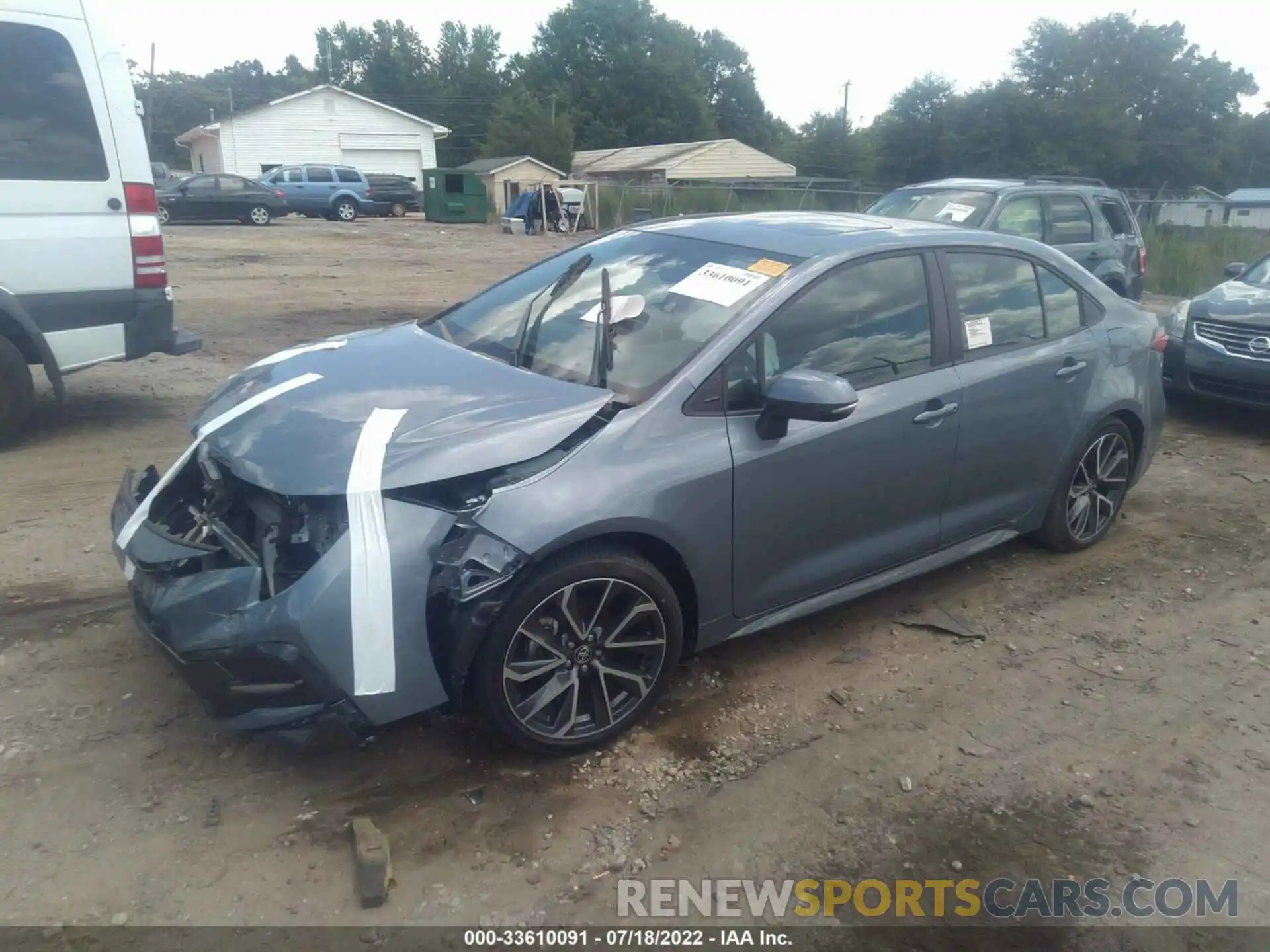 2 Photograph of a damaged car 5YFP4RCE2LP025457 TOYOTA COROLLA 2020