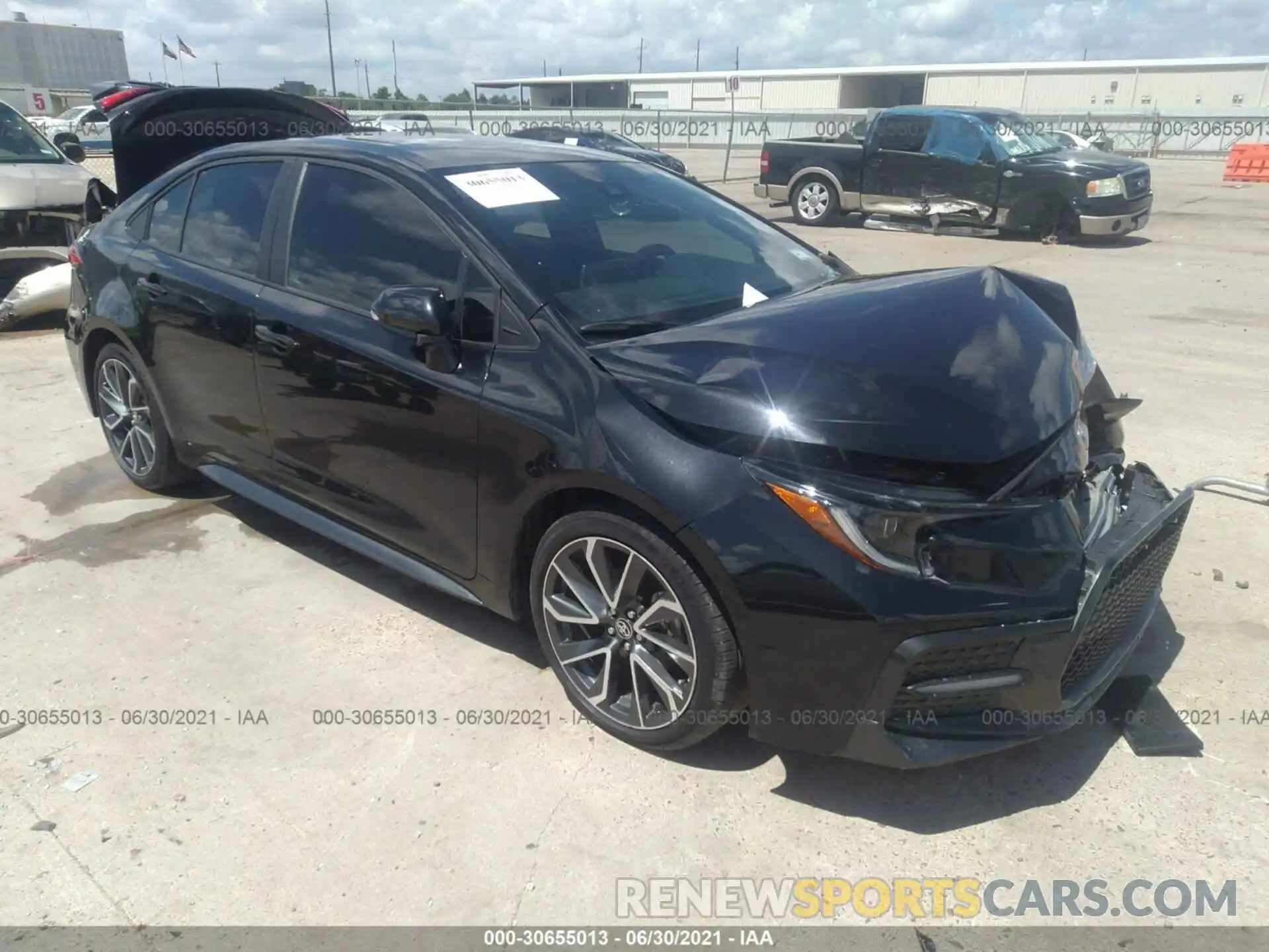 1 Photograph of a damaged car 5YFP4RCE2LP027175 TOYOTA COROLLA 2020