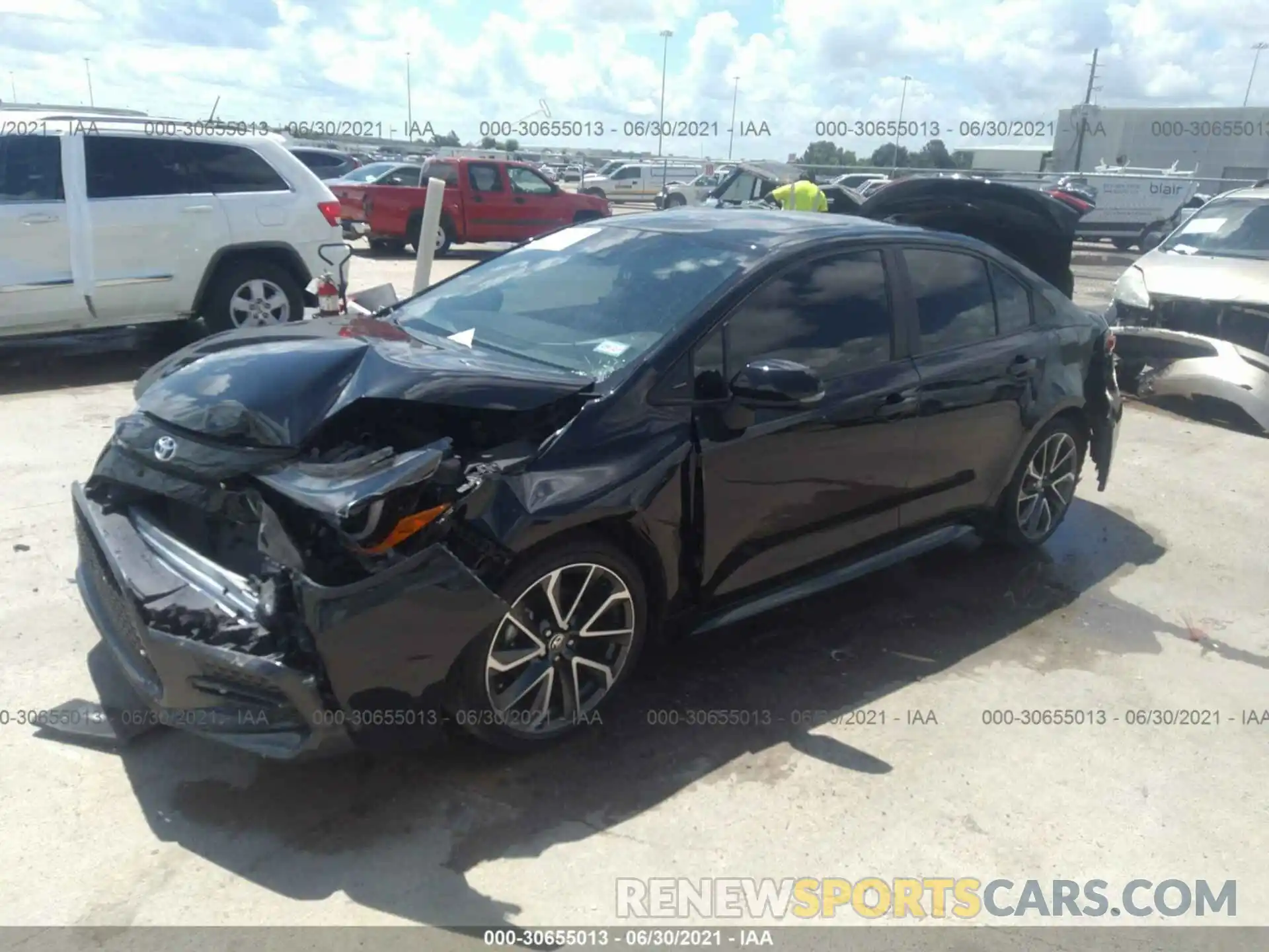 2 Photograph of a damaged car 5YFP4RCE2LP027175 TOYOTA COROLLA 2020